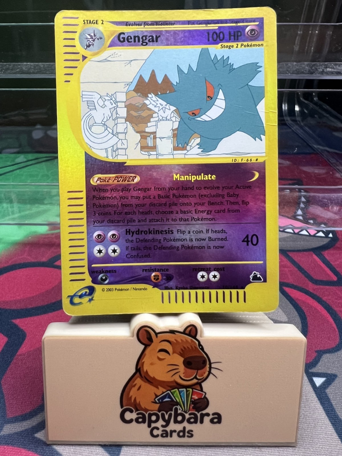 Gengar 10/144 - Skyridge - Rare Reverse Holo Pokémon Card Gengar 10/144 - Skyridge - Rare Reverse Holo Pokémon Card
