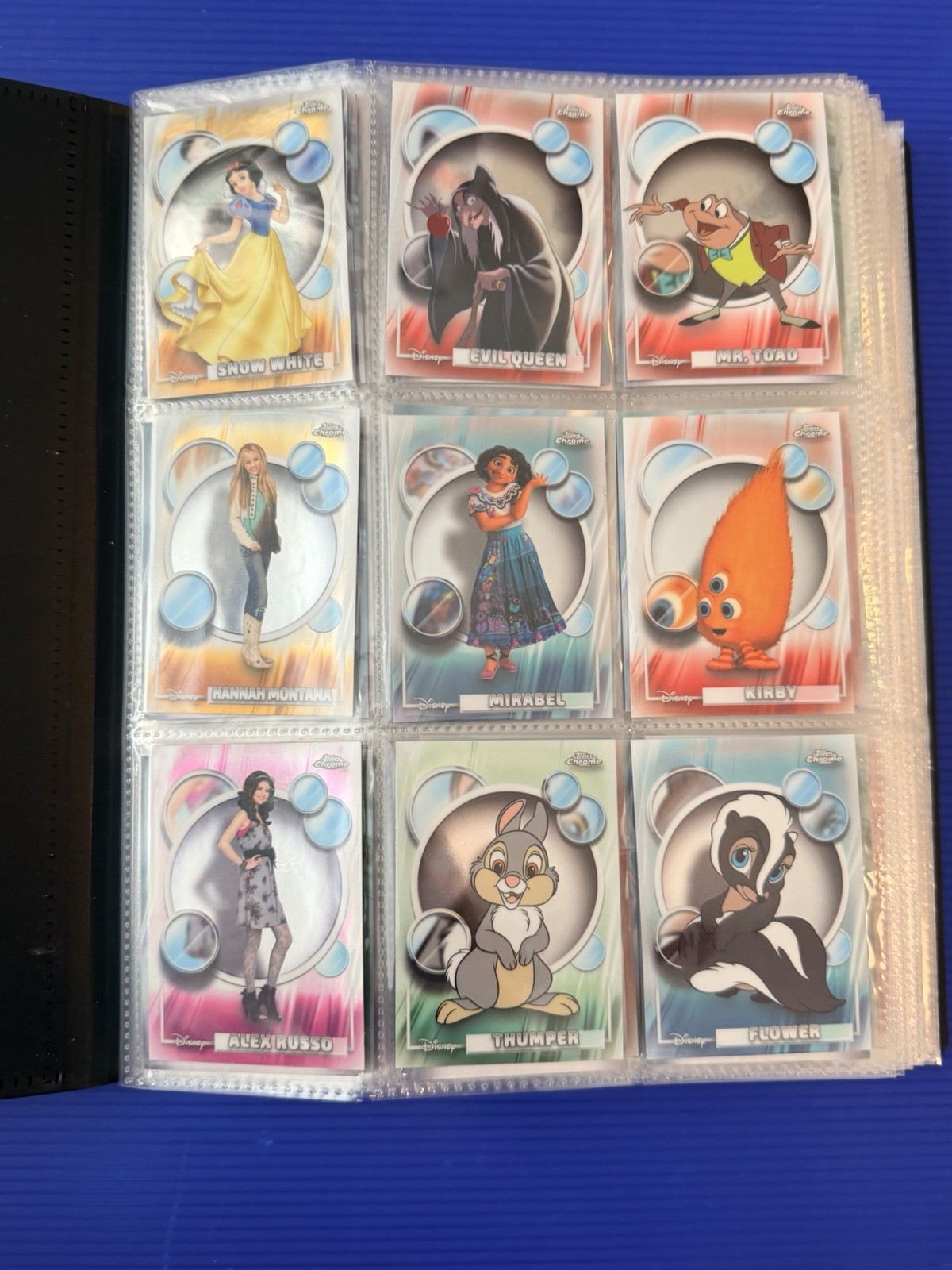 2026 Topps Chrome Disney Complete Base & Insert Sets With Binder 2026 Topps Chrome Disney Complete Base & Insert Sets With Binder