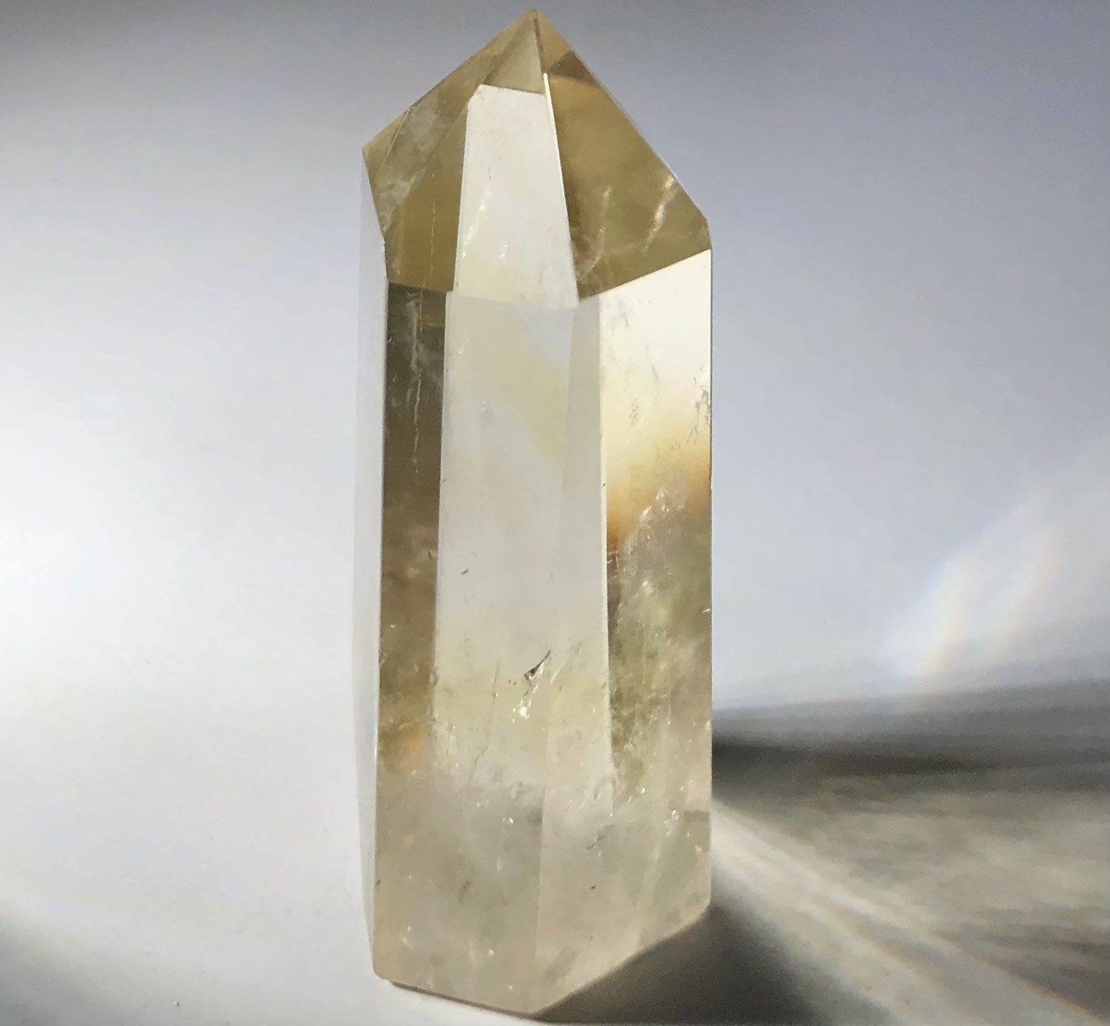 Perfect Citrine Point Crystal Natural Specimen Wealth Success Manifestation Perfect Citrine Point Crystal Natural Specimen Wealth Success Manifestation