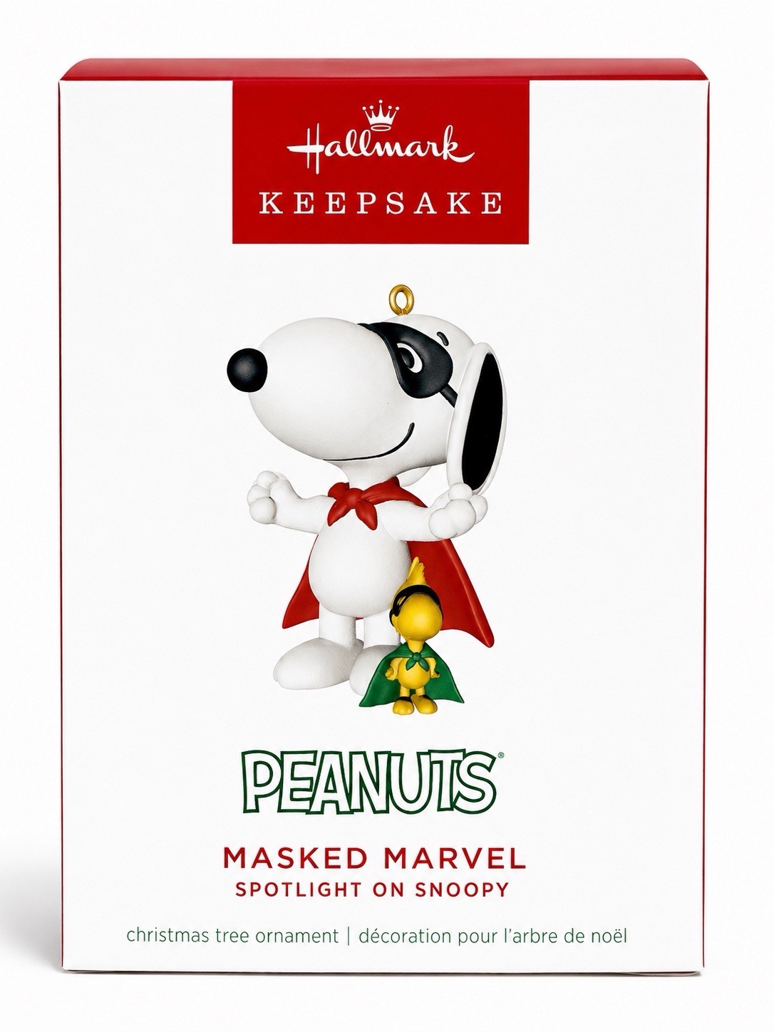 Hallmark Keepsake Peanuts Snoopy Masked Marvel Ornament 2025 Hallmark Keepsake Peanuts Snoopy Masked Marvel Ornament 2025