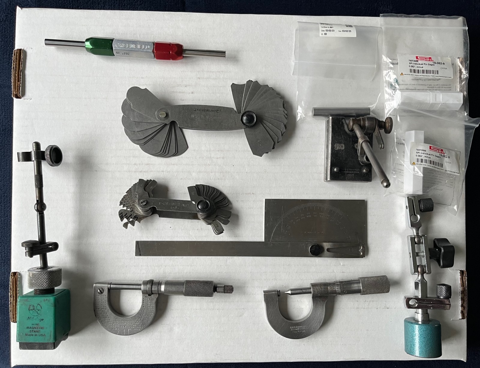 Machinist Tool Lot - Mitutoyo, Starrett, Brown & Sharpe Machinist Tool Lot - Mitutoyo, Starrett, Brown & Sharpe