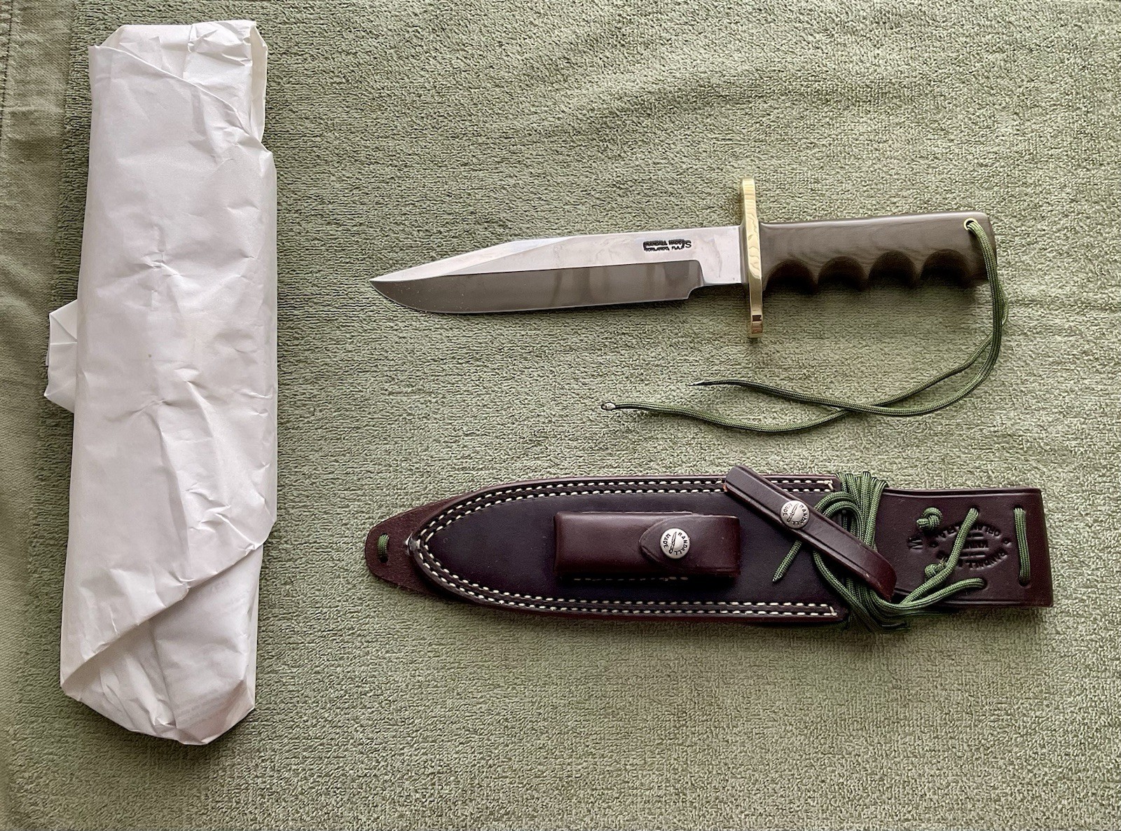 Randall Made Knife Model 14-7 1/2” Attack Knife SS Waxed Sheath New
