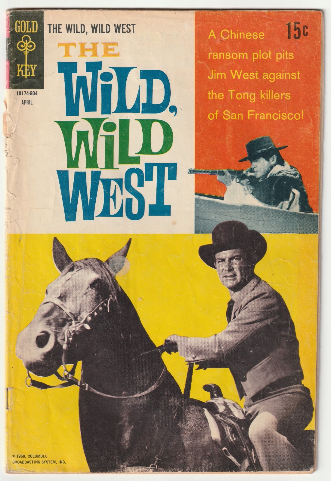 Wild, Wild West #5 Gold Key 1969 Western TV Tie-in Good Wild, Wild West #5 Gold Key 1969 Western TV Tie-in Good