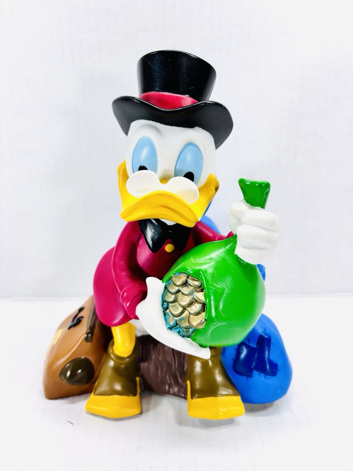 Scrooge McDuck Coin Bank Disney Bullyland Bank Original Stopper Vintage RARE