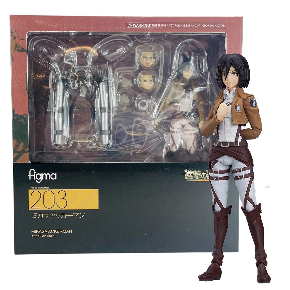 Attack on Titan Mikasa Ackerman Shingeki no Kyojin #203 Figure w/Accessory Toys Attack on Titan Mikasa Ackerman Shingeki no Kyojin #203 Figure w/Accessory Toys
