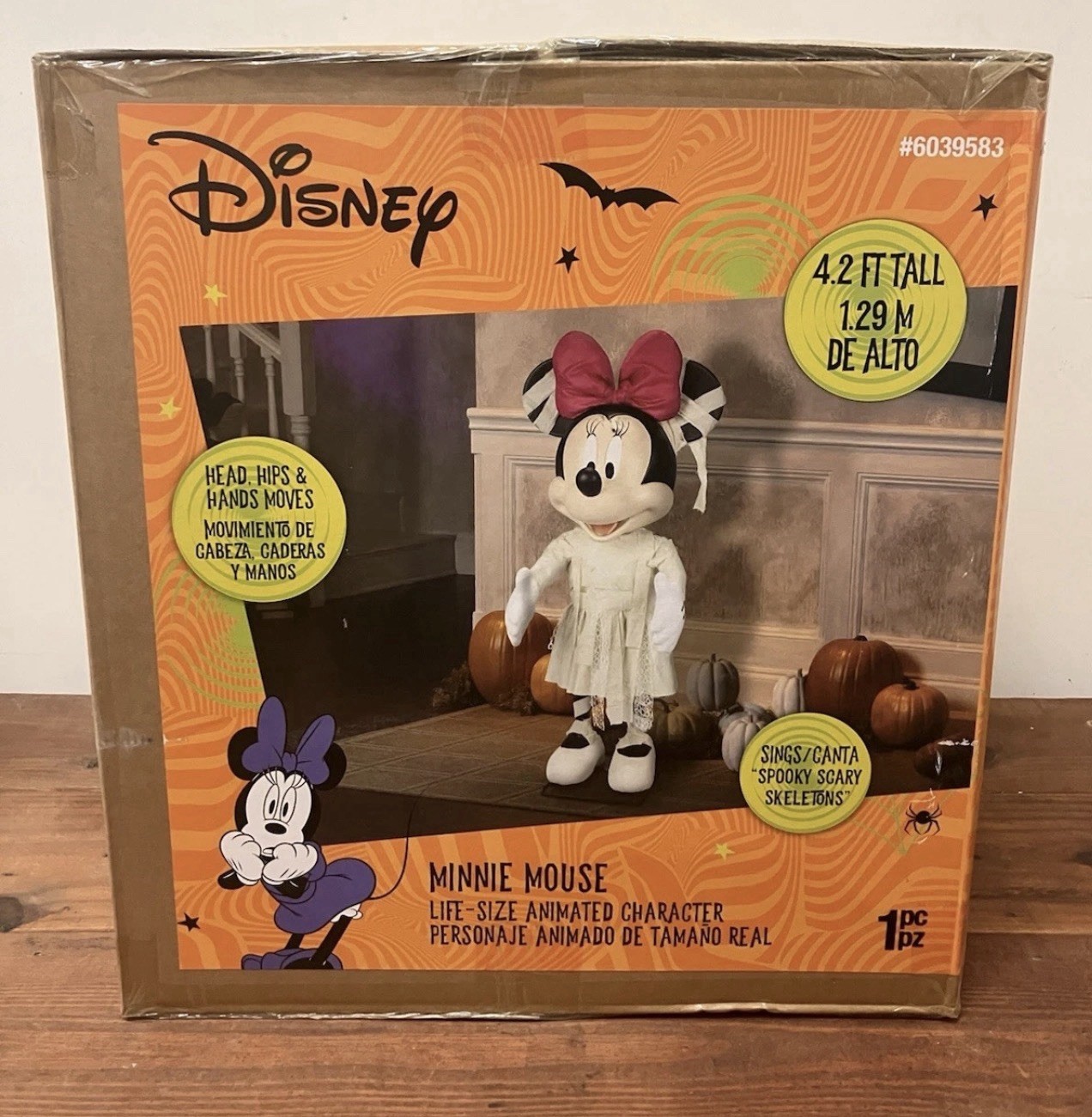 4 Ft Animated Disney Minnie Mouse Mummy Halloween Animatronic Prop Musical NEW 4 Ft Animated Disney Minnie Mouse Mummy Halloween Animatronic Prop Musical NEW