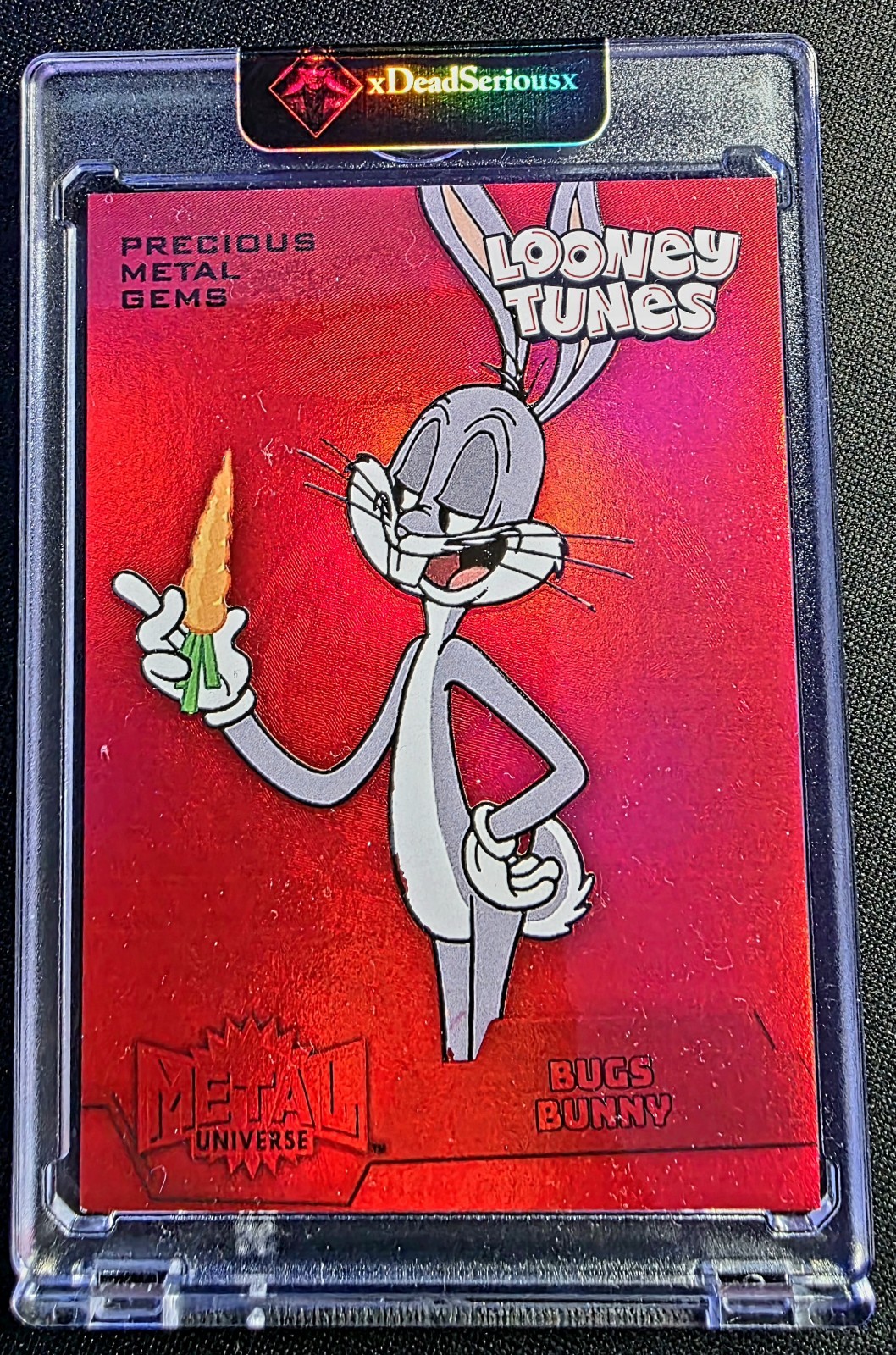 2024 Fleer Retro Looney Tunes Bugs Bunny Red PMG /100 #003 MU-18 LOW SERIAL