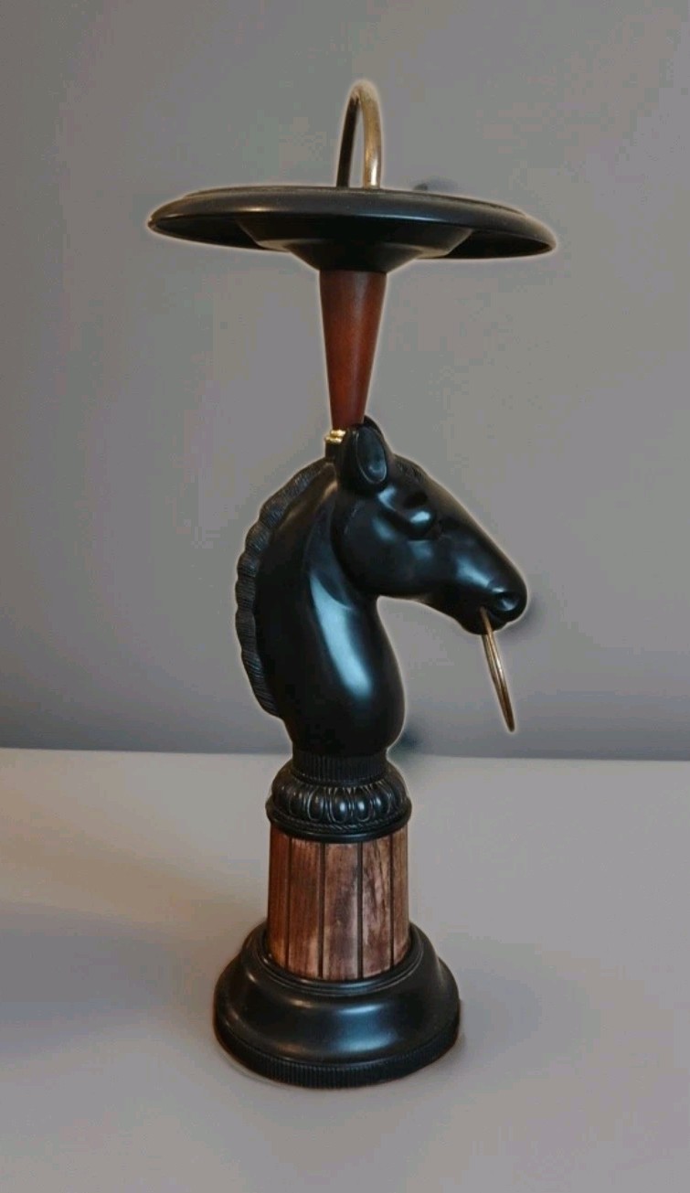Vintage Horse Head Ashtray Stand MCM - Great Condition - Needs Tray Vintage Horse Head Ashtray Stand MCM - Great Condition - Needs Tray