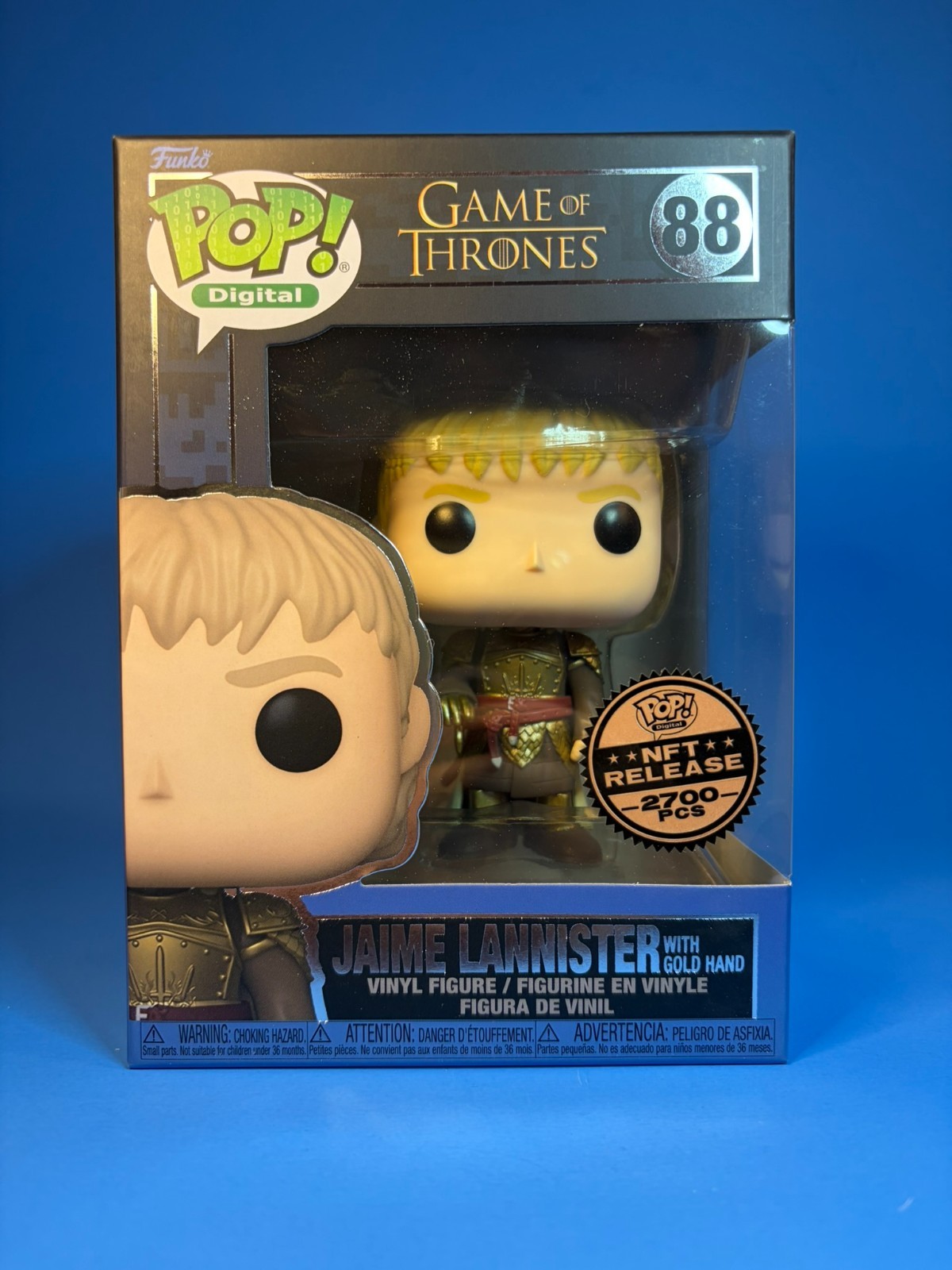Funko Pop Jaime Lannister With Gold Hand 88 Digital Game of Thrones GoT LE 2700