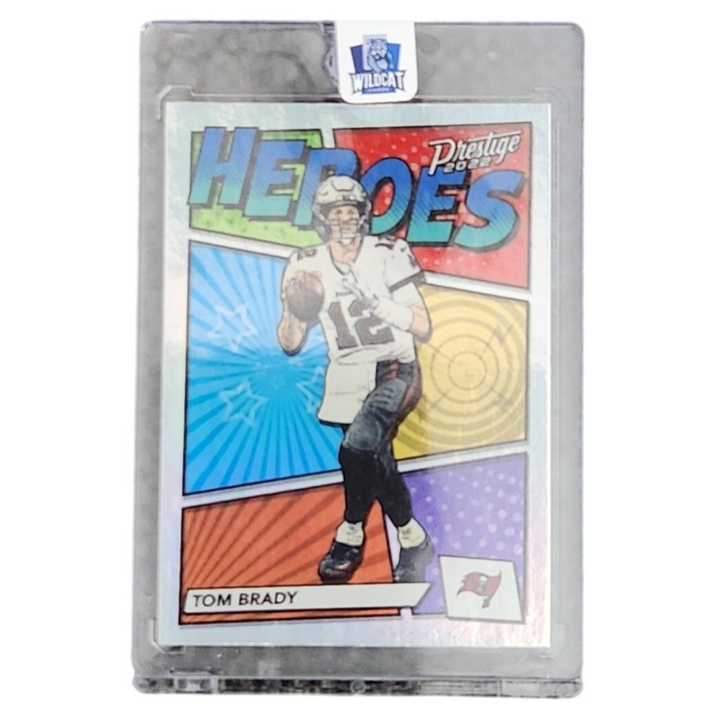 Tom Brady 2022 Panini Prestige Football #H-15 “Hero’s” Prizm NGL Tampa Bay Bucs Tom Brady 2022 Panini Prestige Football #H-15 “Hero’s” Prizm NGL Tampa Bay Bucs