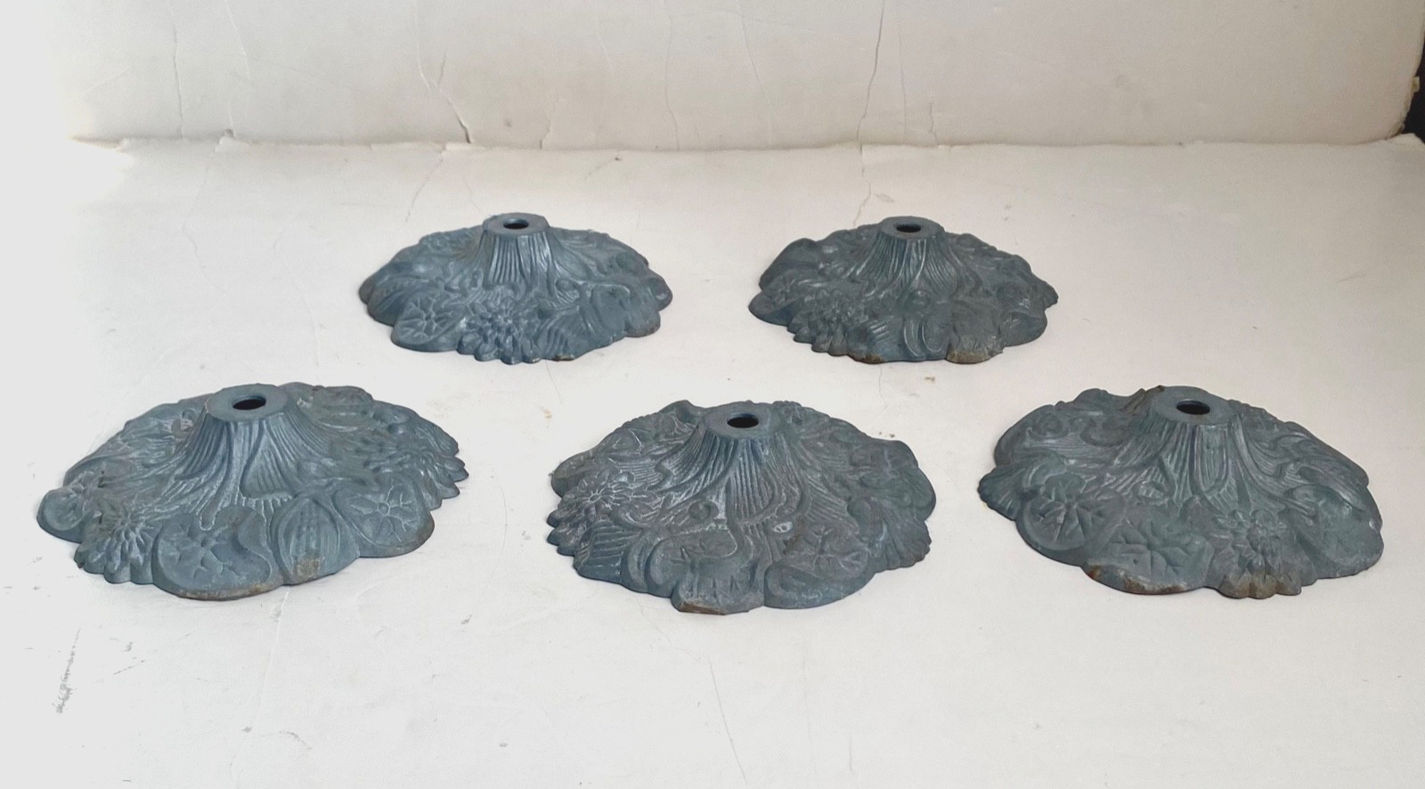 Vintage 1976 Metal Canopy Cap Cup Ceiling Light Fixture Lamp Base Spacer Stand A Vintage 1976 Metal Canopy Cap Cup Ceiling Light Fixture Lamp Base Spacer Stand A