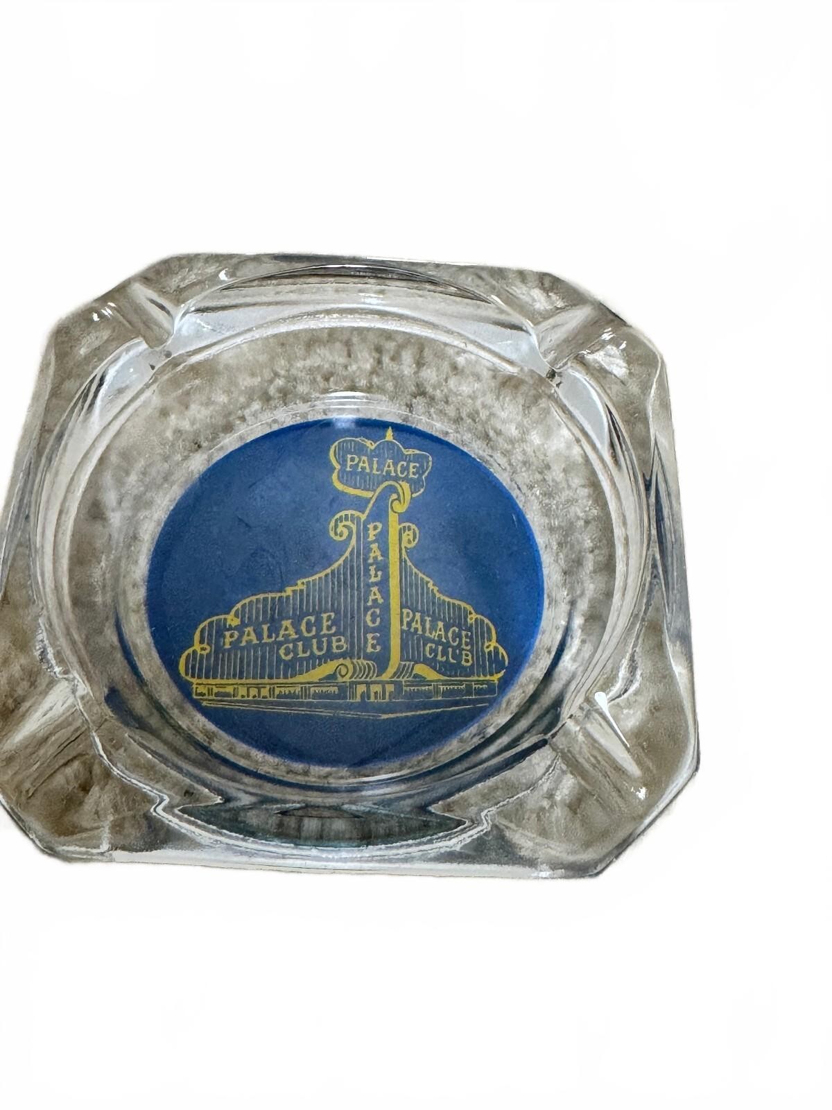 Vintage Palace Club Casino Reno NV Glass Ashtray Vintage Palace Club Casino Reno NV Glass Ashtray
