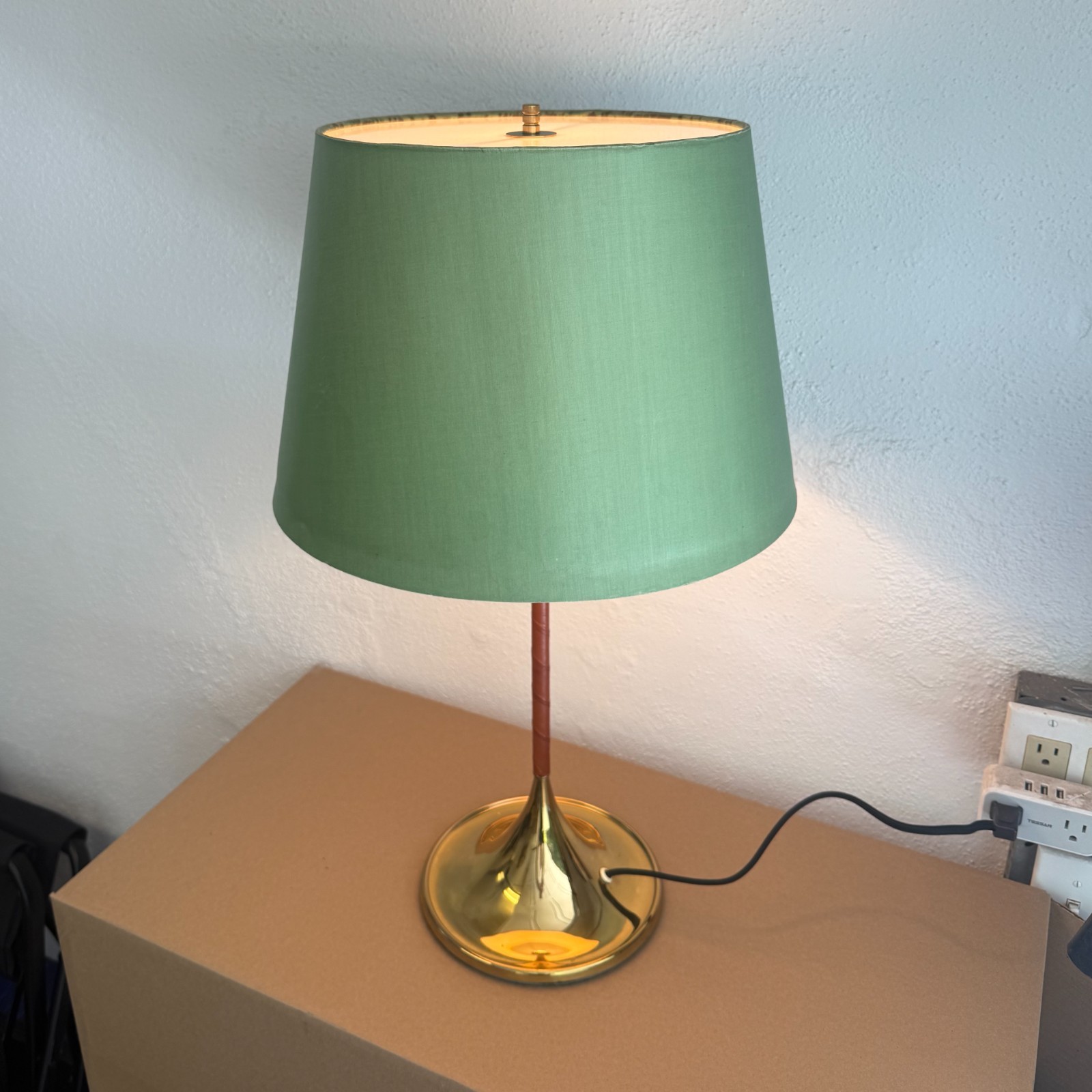 Pair of Vintage Alf Svensson & Yngvar Sandström B-024 Table Lamps for Bergboms, 