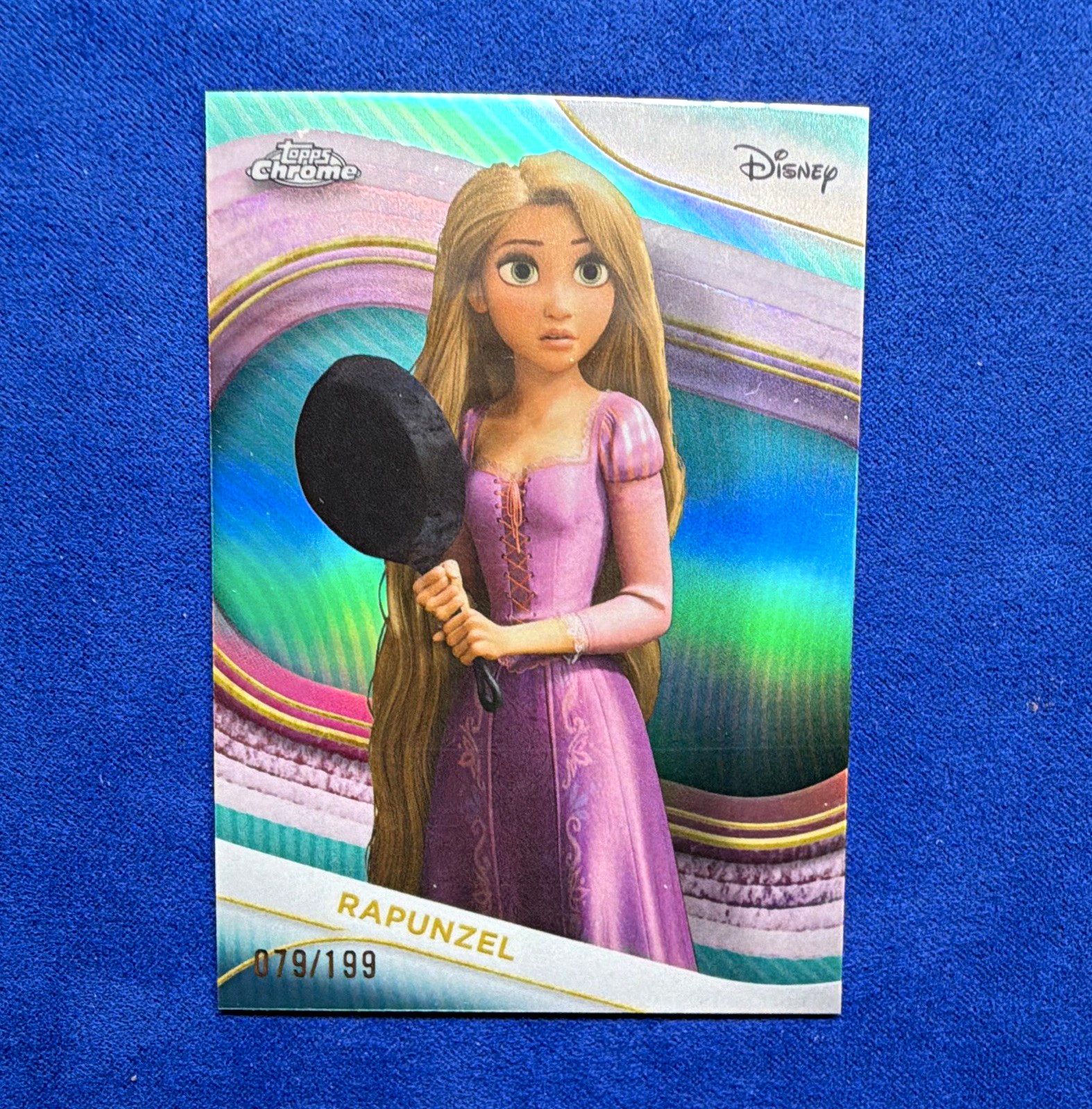 Topps 2025 Topps Chrome Disney Rapunzel #116 Serial #079/199 Topps 2025 Topps Chrome Disney Rapunzel #116 Serial #079/199