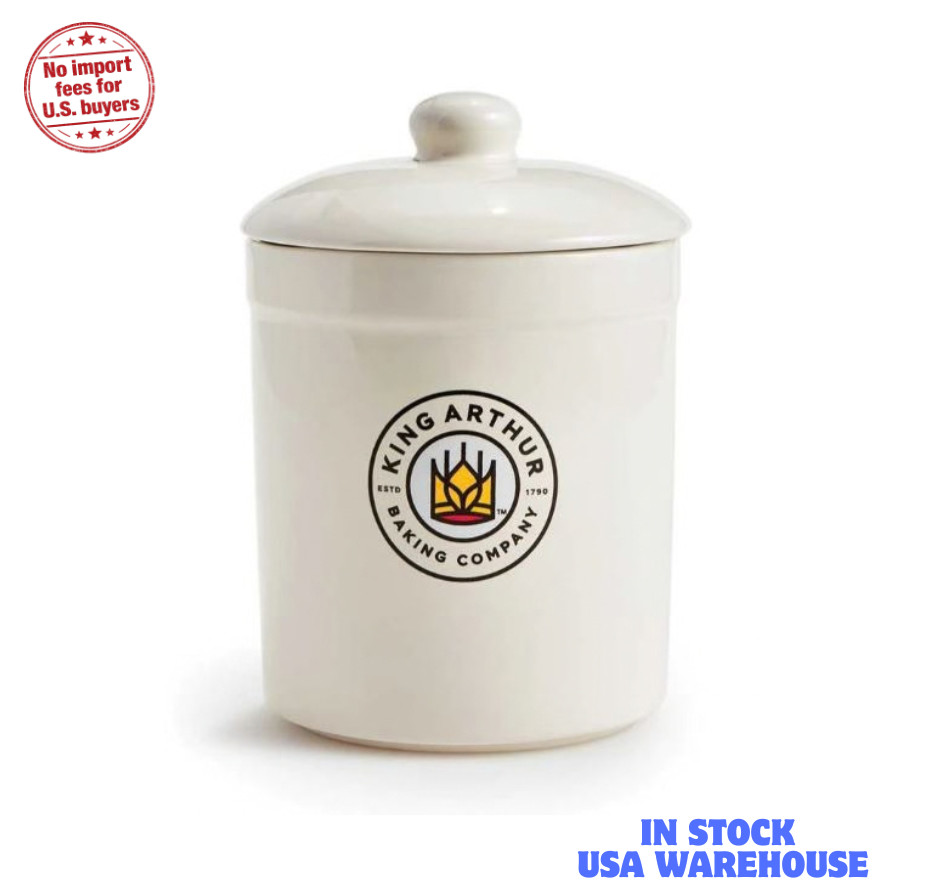King Arthur Baking Classic Sourdough Crock Bread Starter Fermentation Jar King Arthur Baking Classic Sourdough Crock Bread Starter Fermentation Jar
