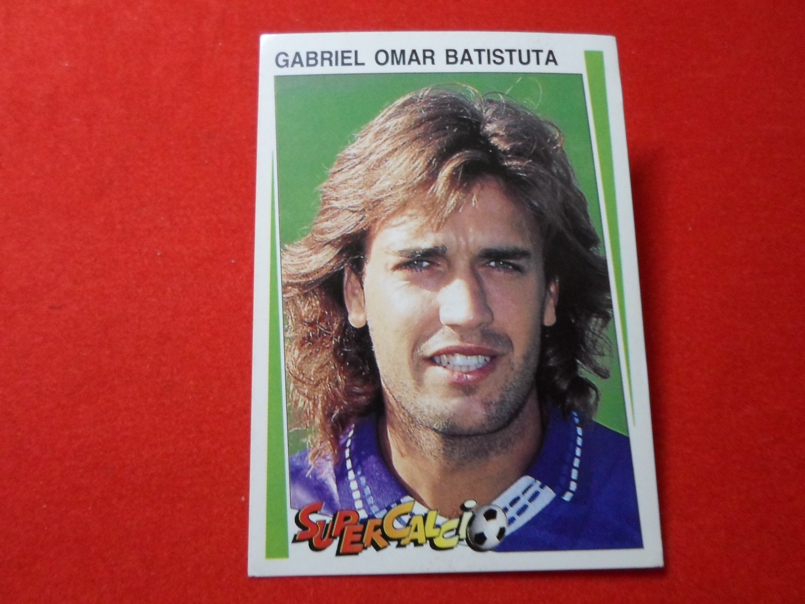 G. OMAR BATISTUTA - FOOTBALL PANINI SUPERCALCIO 1994-95 / Fig.N.152- NEW MINT G. OMAR BATISTUTA - FOOTBALL PANINI SUPERCALCIO 1994-95 / Fig.N.152- NEW MINT