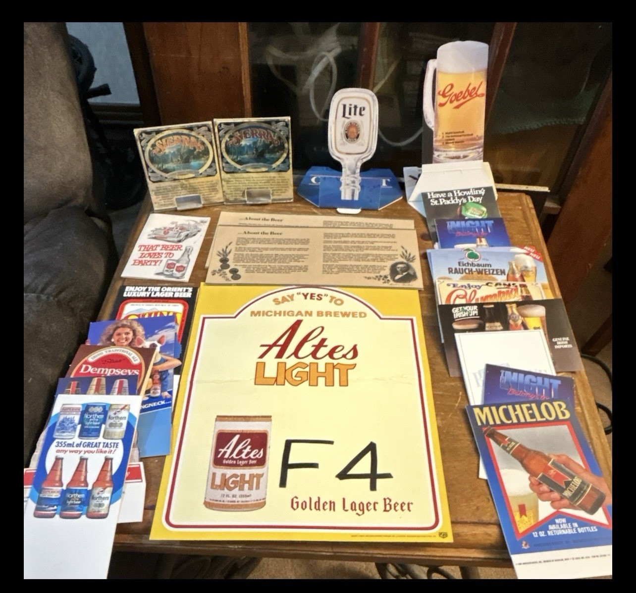 VTG 1980’s Beer Advertisements lot of 22 