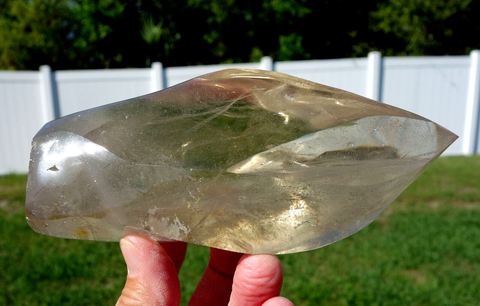 Large CITRINE Quartz Crystal Point Polished Free Form Flame Twist For Sale Large CITRINE Quartz Crystal Point Polished Free Form Flame Twist For Sale