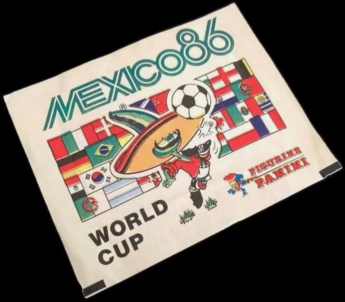 PANINI TUTE WC 86 MEXICO 86 STICKER PACKET ZICO MARADONA PANINI TUTE WC 86 MEXICO 86 STICKER PACKET ZICO MARADONA