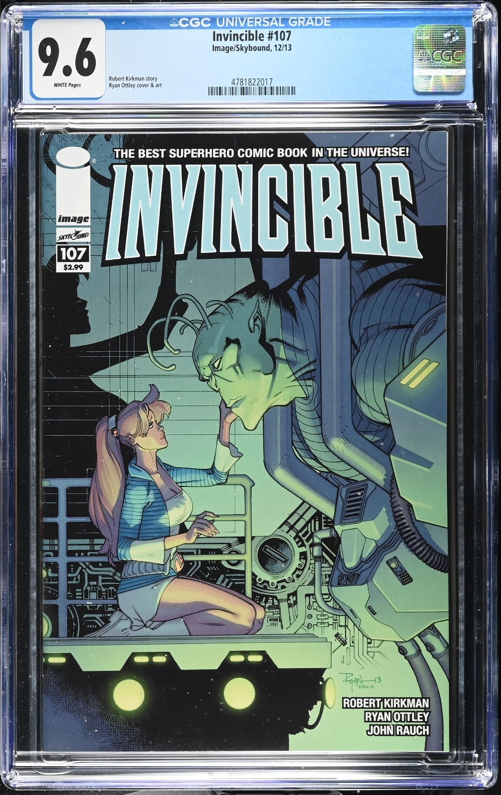 Invincible #107 CGC 9.6 Return of Doc Seismic Mark Obsessed with Levy