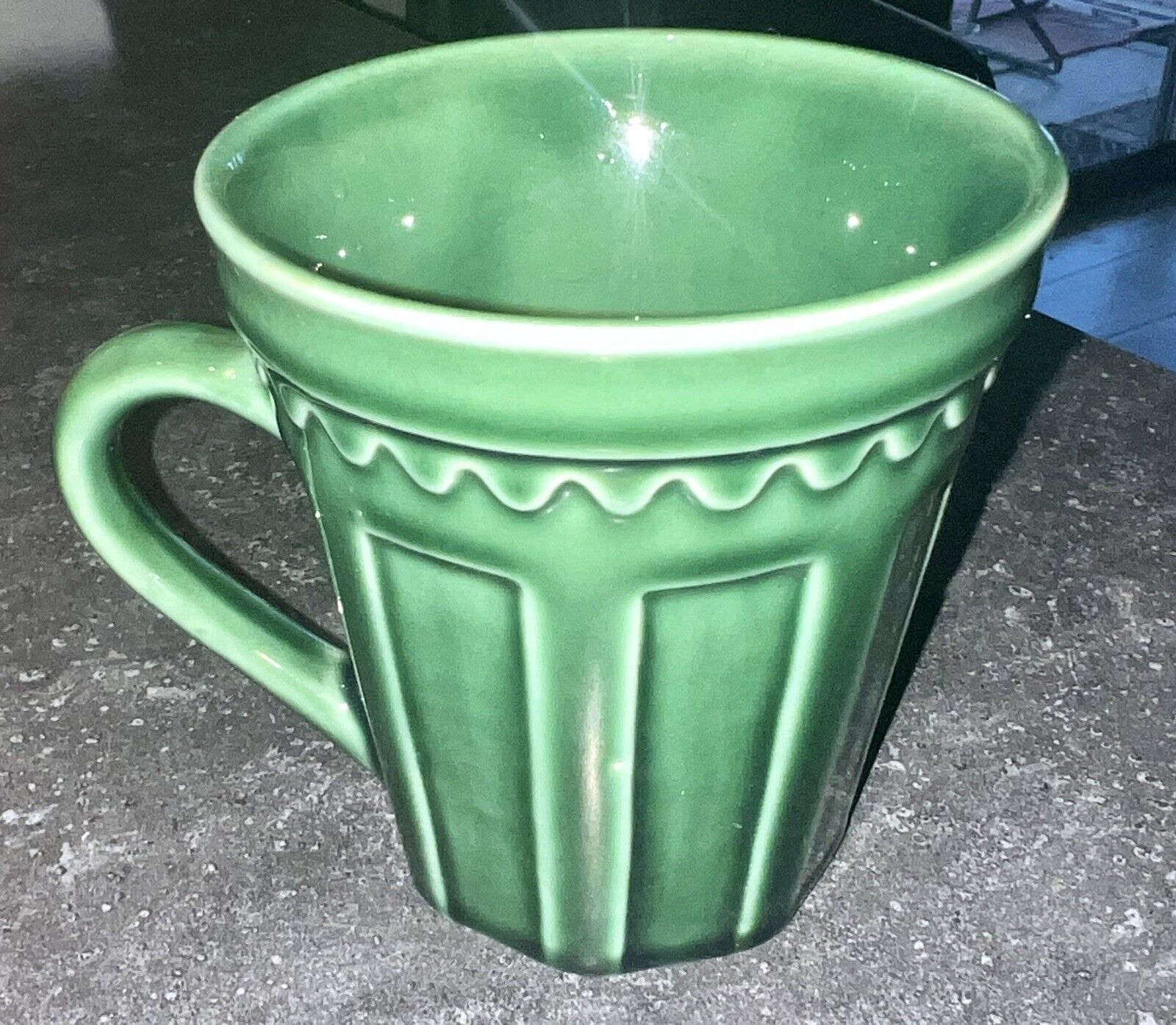 California Pantry Coffee Tea Mug Cup Classic Ceramics Green 10 oz 2002 Mint