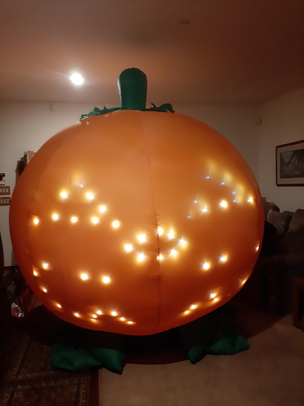 Gemmy Halloween Inflatable Airblown 2013 8ft Lightsync Singing Pumpkin Gemmy Halloween Inflatable Airblown 2013 8ft Lightsync Singing Pumpkin