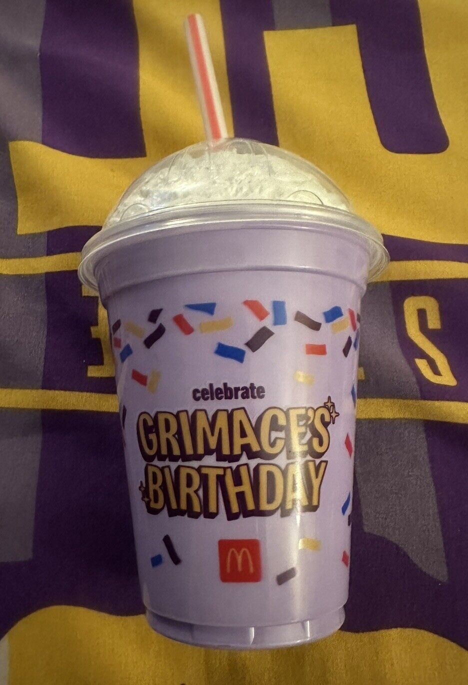 McDonald’s Grimace Birthday Shake Replica