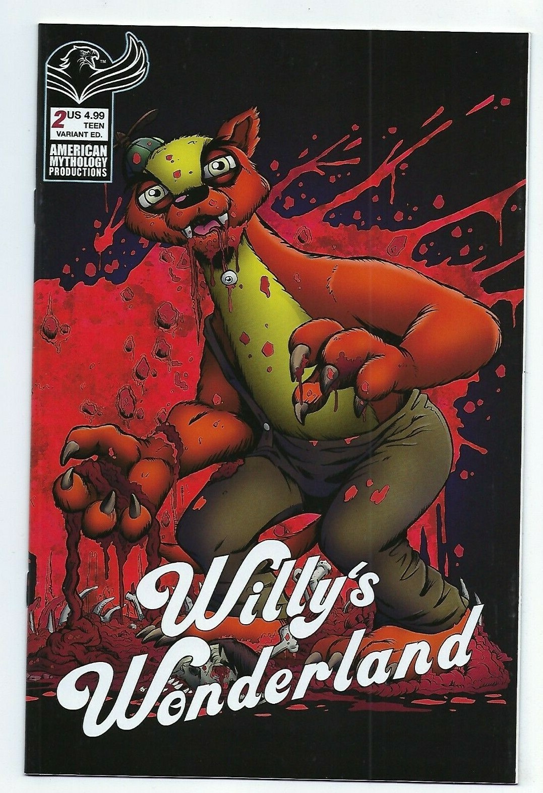American Mythology Productions WILLY'S WONDERLAND #2 first printing cover B American Mythology Productions WILLY'S WONDERLAND #2 first printing cover B