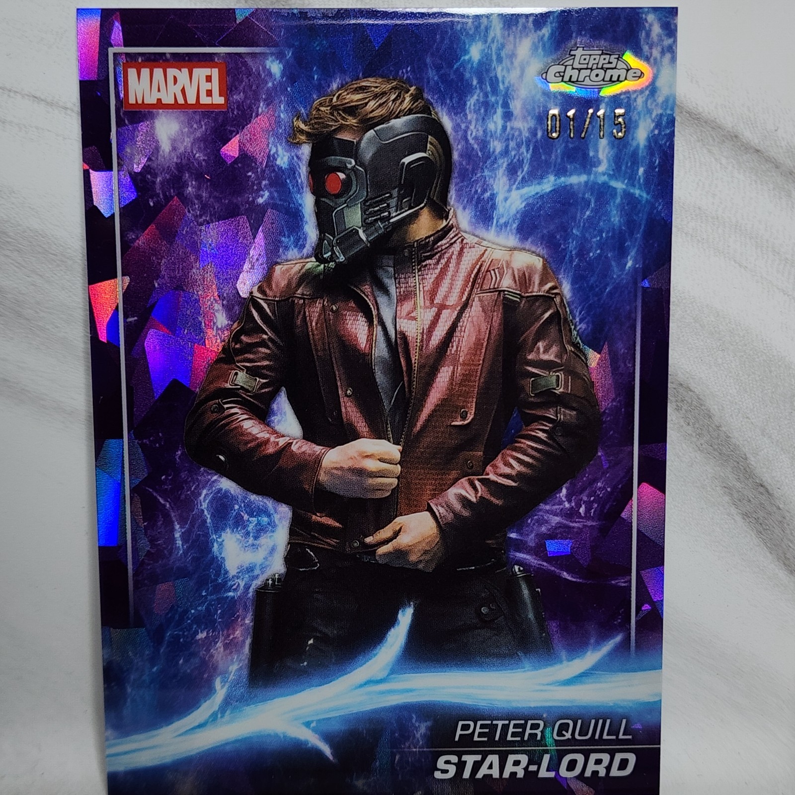 2025 Topps Chrome Marvel Studios Peter Quill / Star-Lord 01/15 2025 Topps Chrome Marvel Studios Peter Quill / Star-Lord 01/15