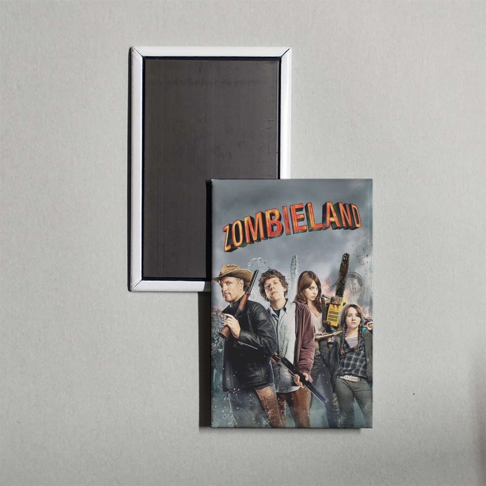 Zombieland Mini Movie Poster Fridge Locker Magnet Zombieland Mini Movie Poster Fridge Locker Magnet