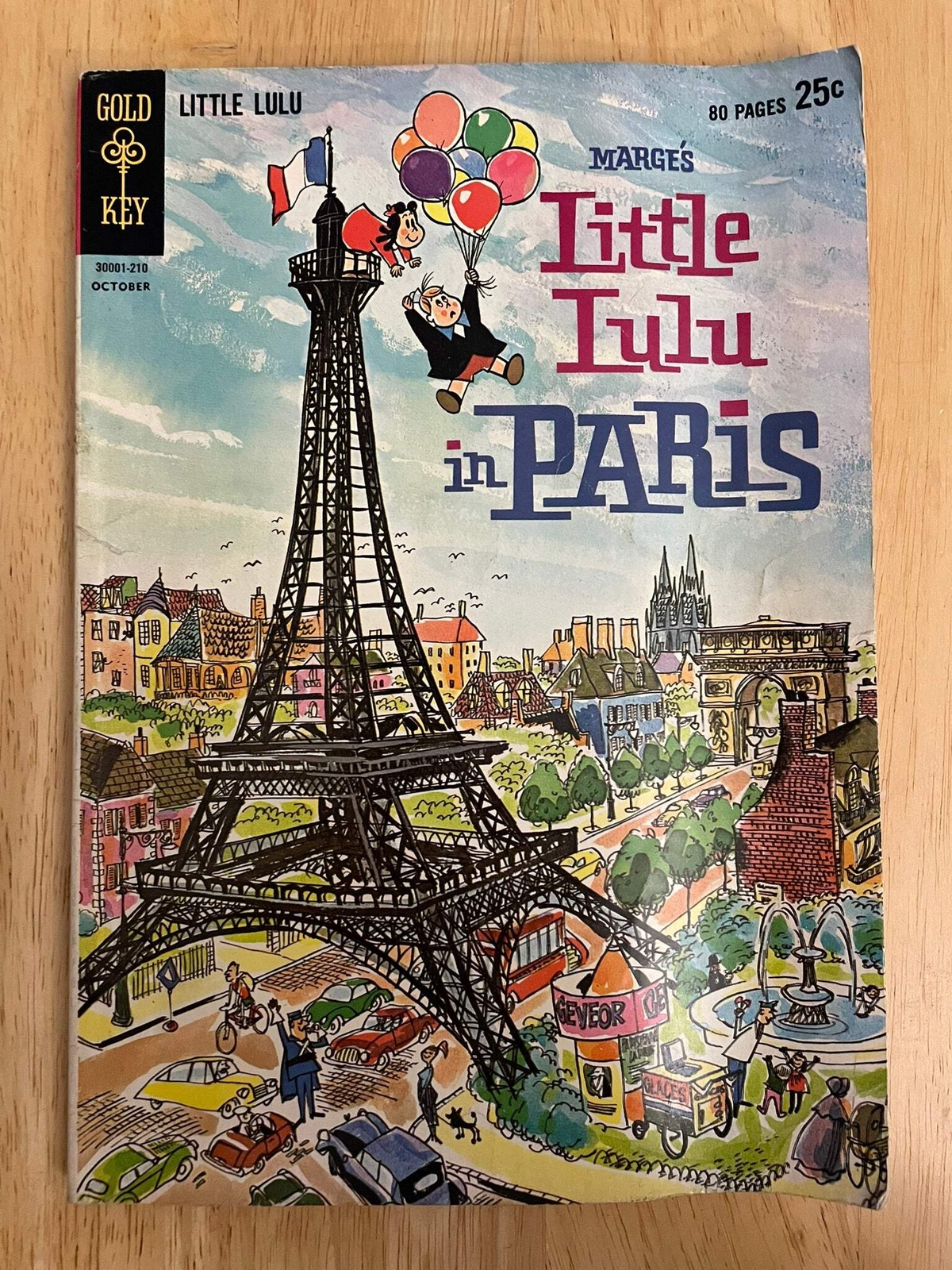 1962 Gold Key giant Marge's LITTLE LULU #165 ~ LITTLE LULU IN PARIS 1962 Gold Key giant Marge's LITTLE LULU #165 ~ LITTLE LULU IN PARIS