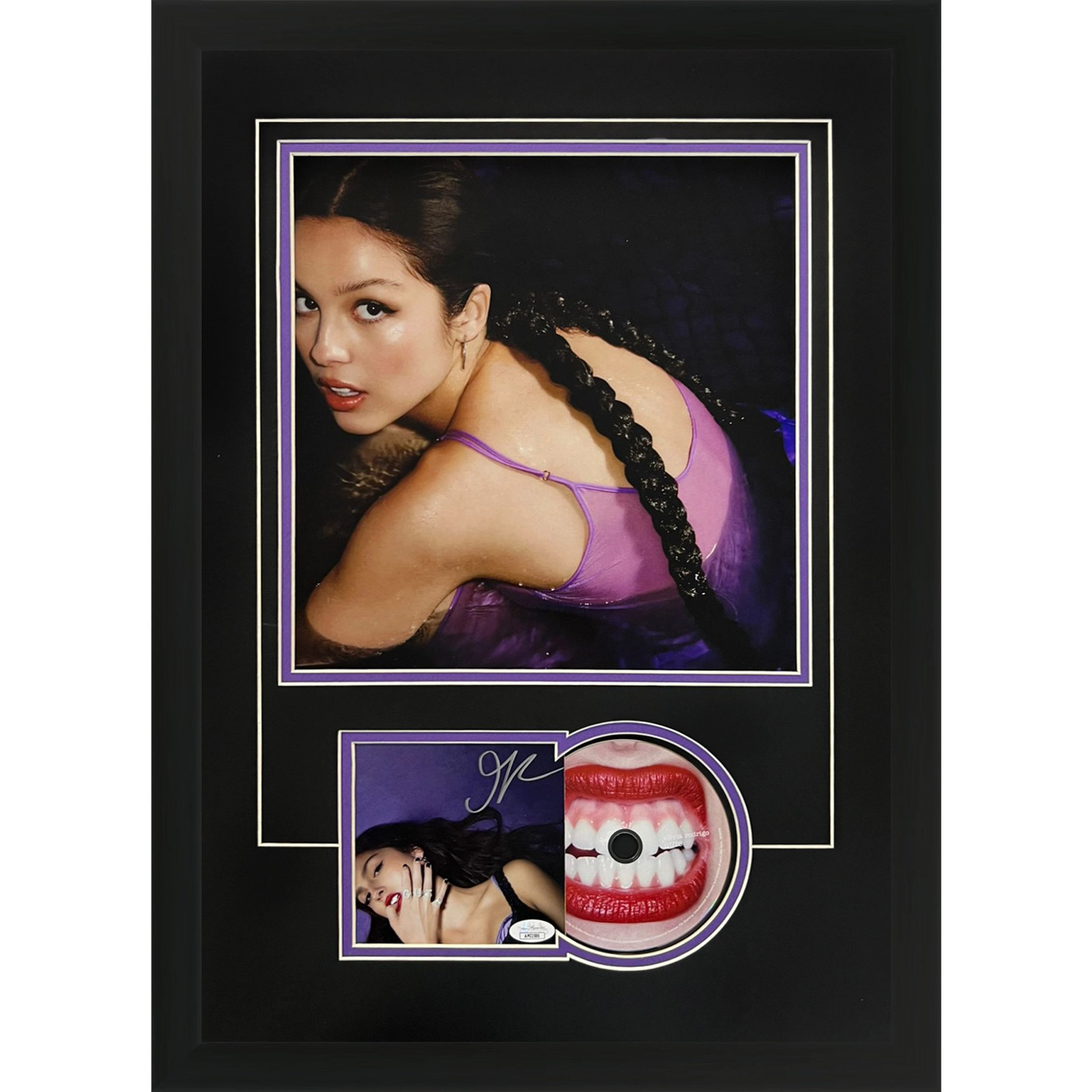 Olivia Rodrigo Autographed Guts CD Deluxe Framed with 12x12 Poster - JSA Olivia Rodrigo Autographed Guts CD Deluxe Framed with 12x12 Poster - JSA