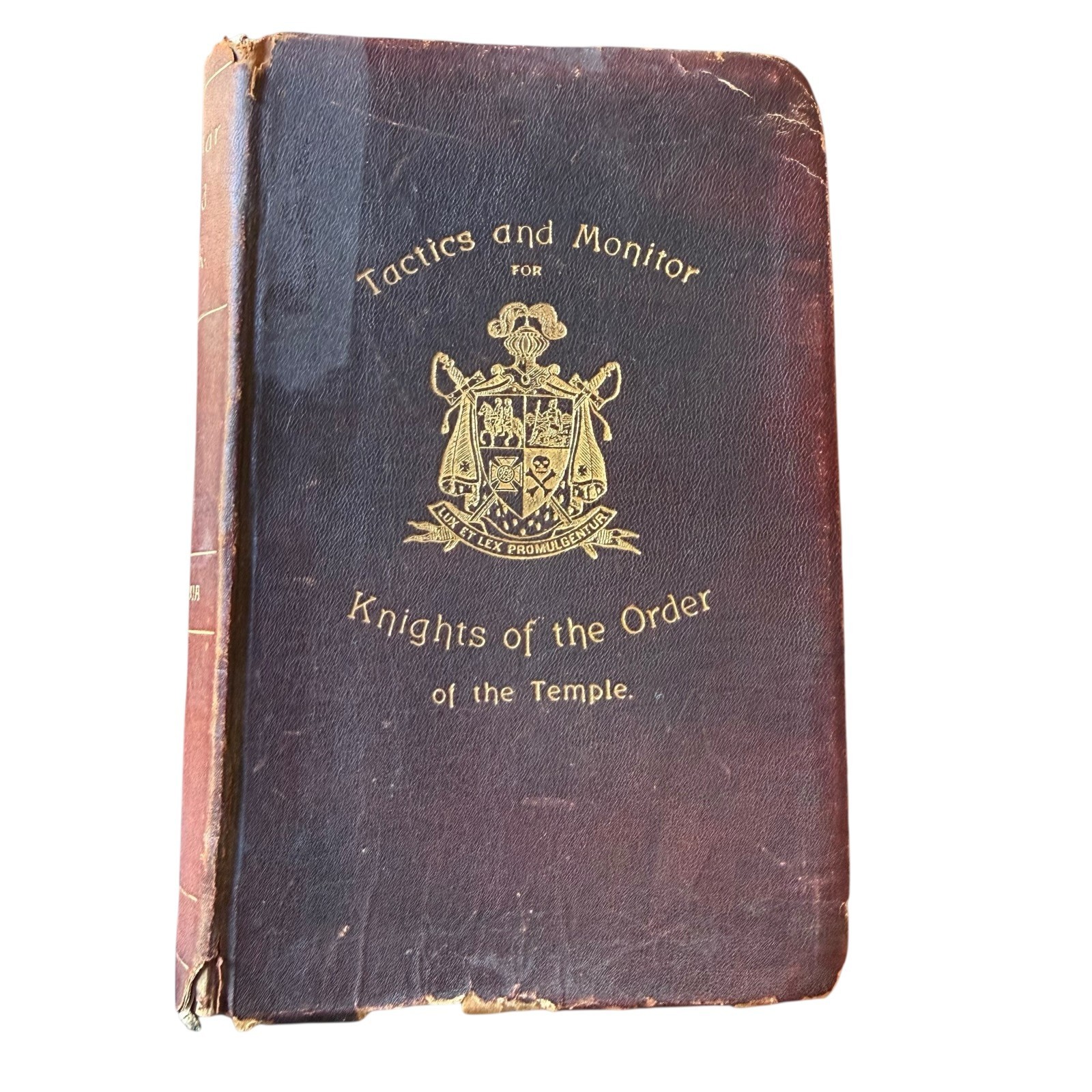 Rare VTG 1897 Tactics and Monitor Templar Handbook California by Sumner Rare VTG 1897 Tactics and Monitor Templar Handbook California by Sumner