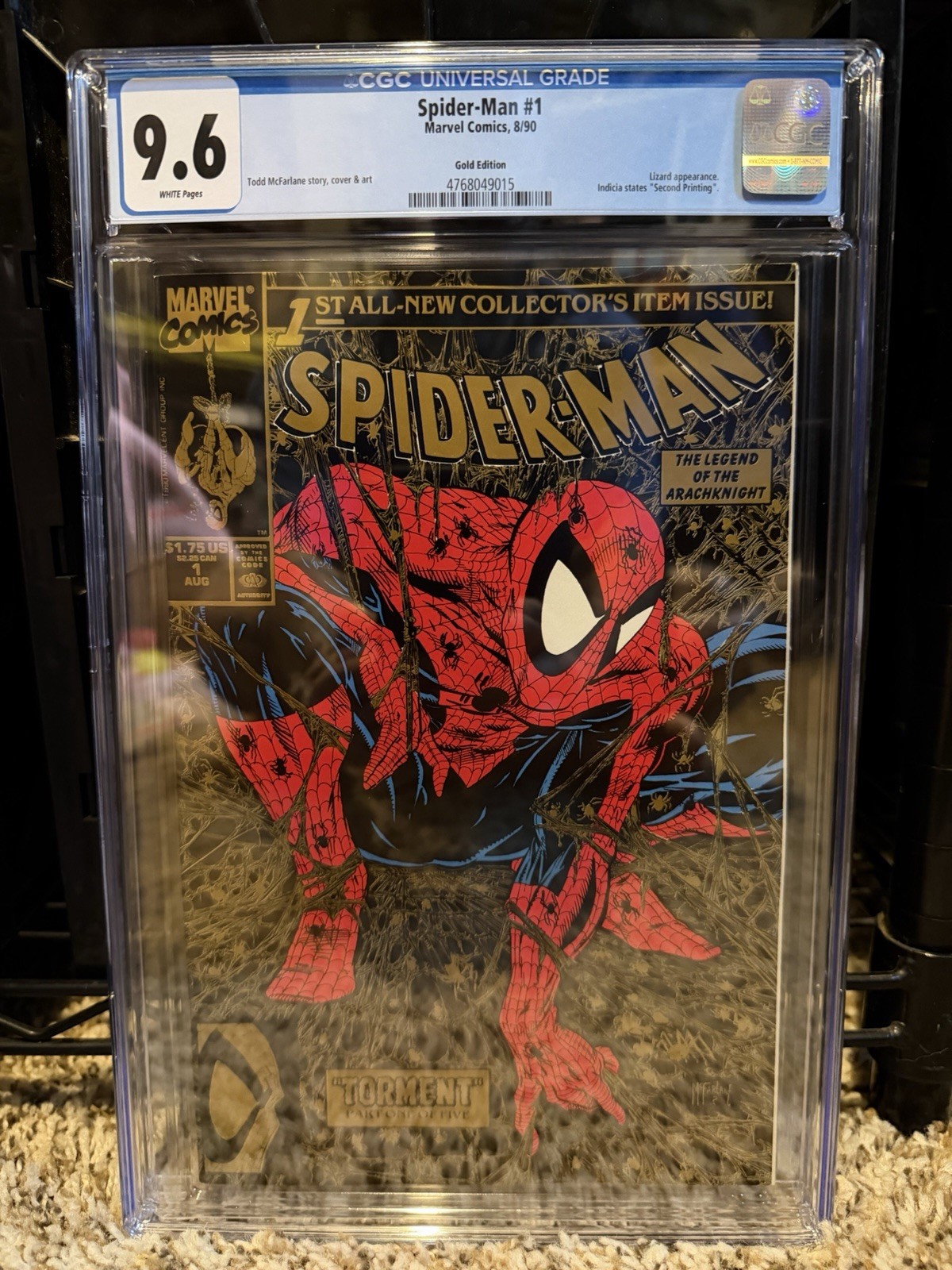 Spider-Man #1 Gold Edition (Aug 1990) CGC 9.6 Spider-Man #1 Gold Edition (Aug 1990) CGC 9.6