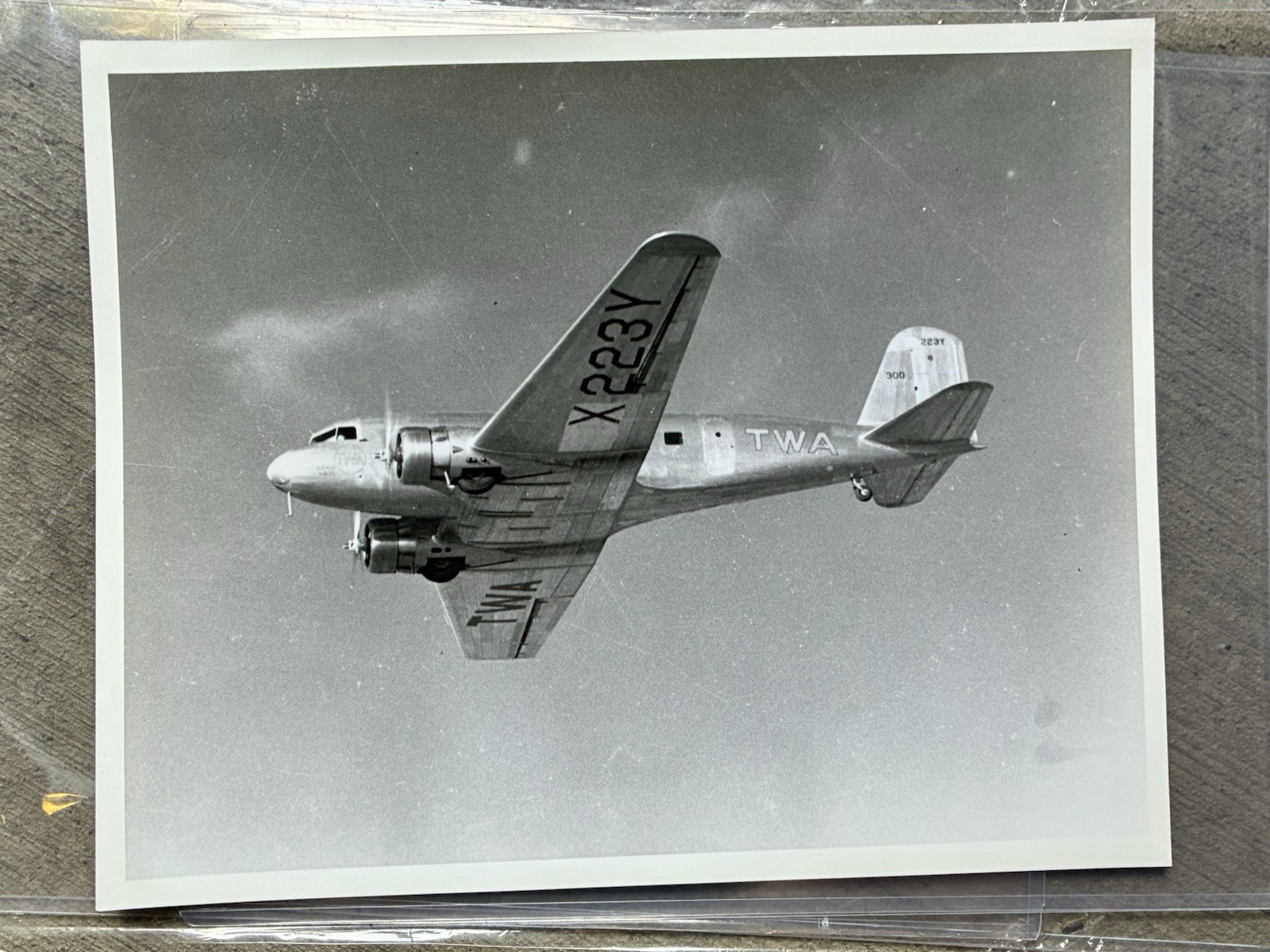 Original Vintage 1930s Douglas DC-1 X223Y TWA Aircraft Press Photo Original Vintage 1930s Douglas DC-1 X223Y TWA Aircraft Press Photo