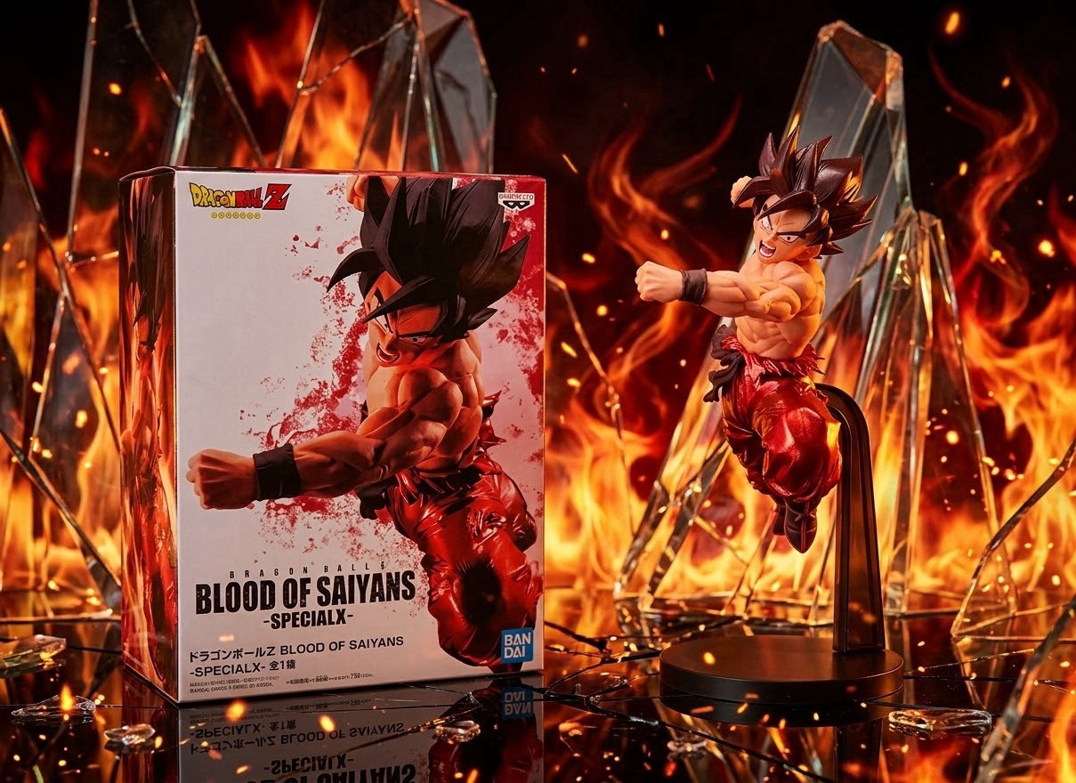New Special X Goku DRAGONBALL Z Blood of Saiyans Figure (Official Banpresto) New Special X Goku DRAGONBALL Z Blood of Saiyans Figure (Official Banpresto)