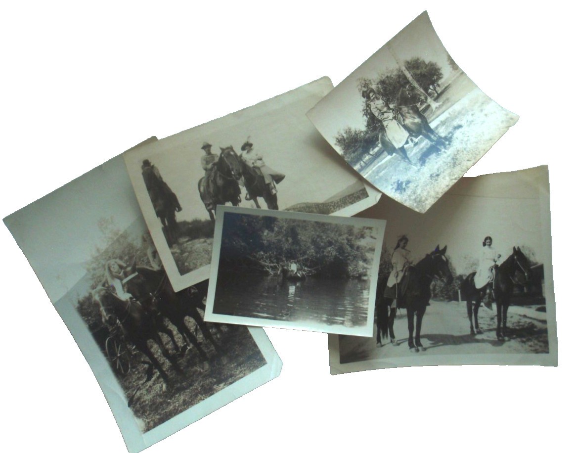 (5) Real Photos Farmer & the Dell, 4 Feet in 2 out, Hill sisters, Shetland A#4 (5) Real Photos Farmer & the Dell, 4 Feet in 2 out, Hill sisters, Shetland A#4