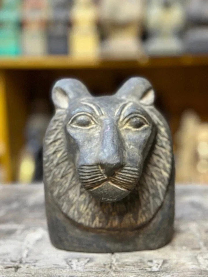 Rare Sekhmet head Goddess of war Authentic Ancient Egyptian Antiquities Egypt BC Rare Sekhmet head Goddess of war Authentic Ancient Egyptian Antiquities Egypt BC