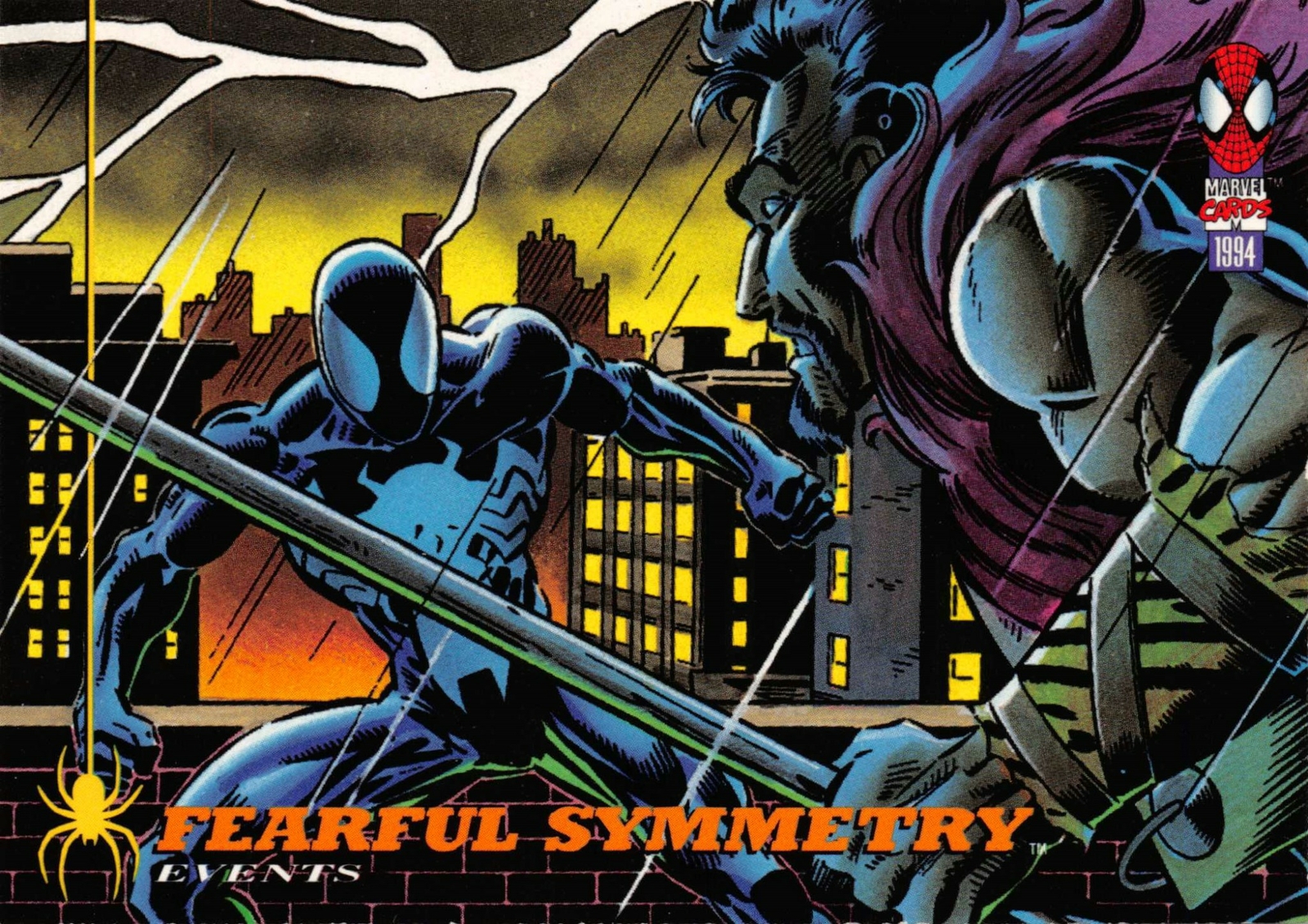FEARFUL SYMMETRY / Amazing Spider-Man 1994 BASE Trading Card #139 FEARFUL SYMMETRY / Amazing Spider-Man 1994 BASE Trading Card #139
