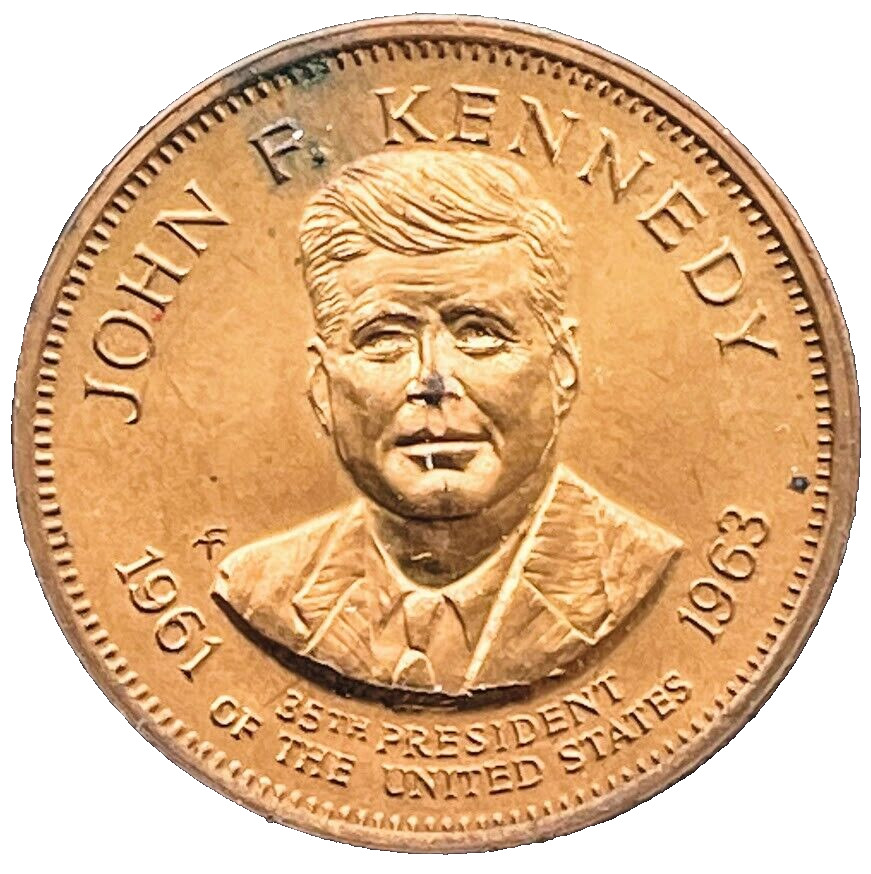 JOHN F KENNEDY Token President JFK Collectible Large Coin Medal EXACT ITEM SHOWN