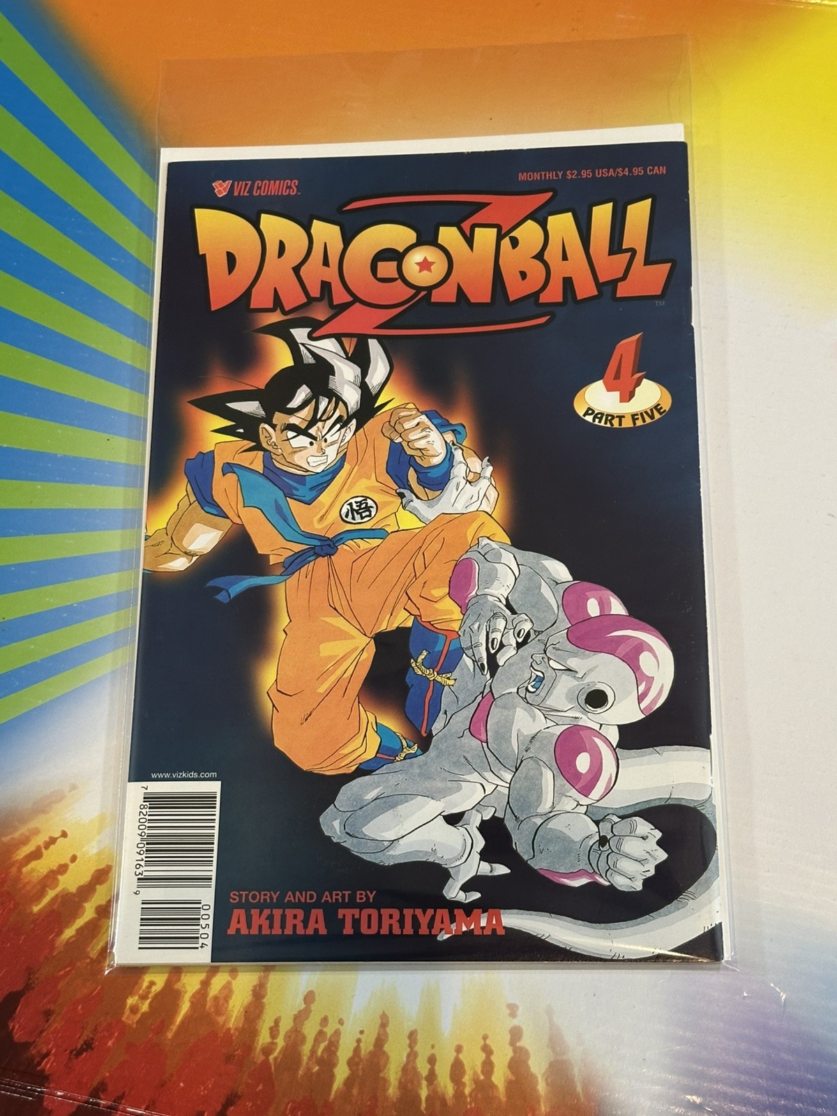 Dragon Ball Z Part Five #4 Viz Comics Akira Toriyama Comic Book Near Mint RARE Dragon Ball Z Part Five #4 Viz Comics Akira Toriyama Comic Book Near Mint RARE