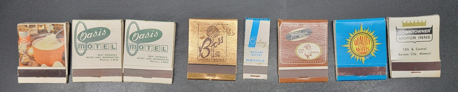 VTG Lot of 8 Travel Hotel Motel Matchbooks Howard Johnsons Oasis TraveLodge VTG Lot of 8 Travel Hotel Motel Matchbooks Howard Johnsons Oasis TraveLodge