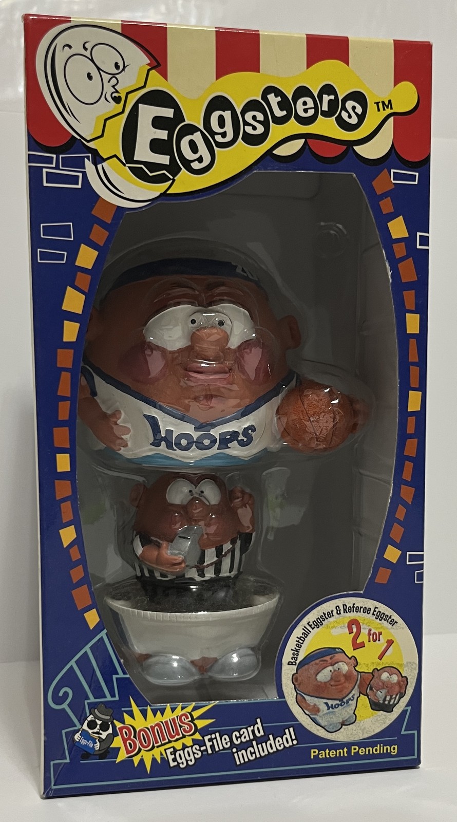 Eggsters Basketball Player & Referee Figurine Set 2003 GCI Collectible NIB Eggsters Basketball Player & Referee Figurine Set 2003 GCI Collectible NIB
