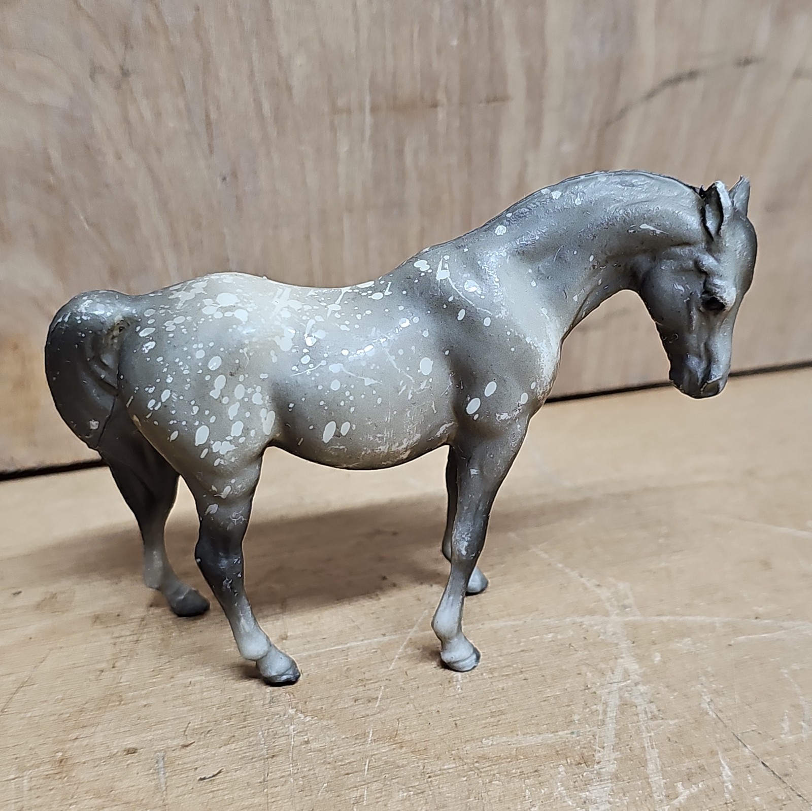Vintage 1975 Breyer G1 Stablemates Arabian Mare Dapple Grey Horse #5011 EXCELLEN