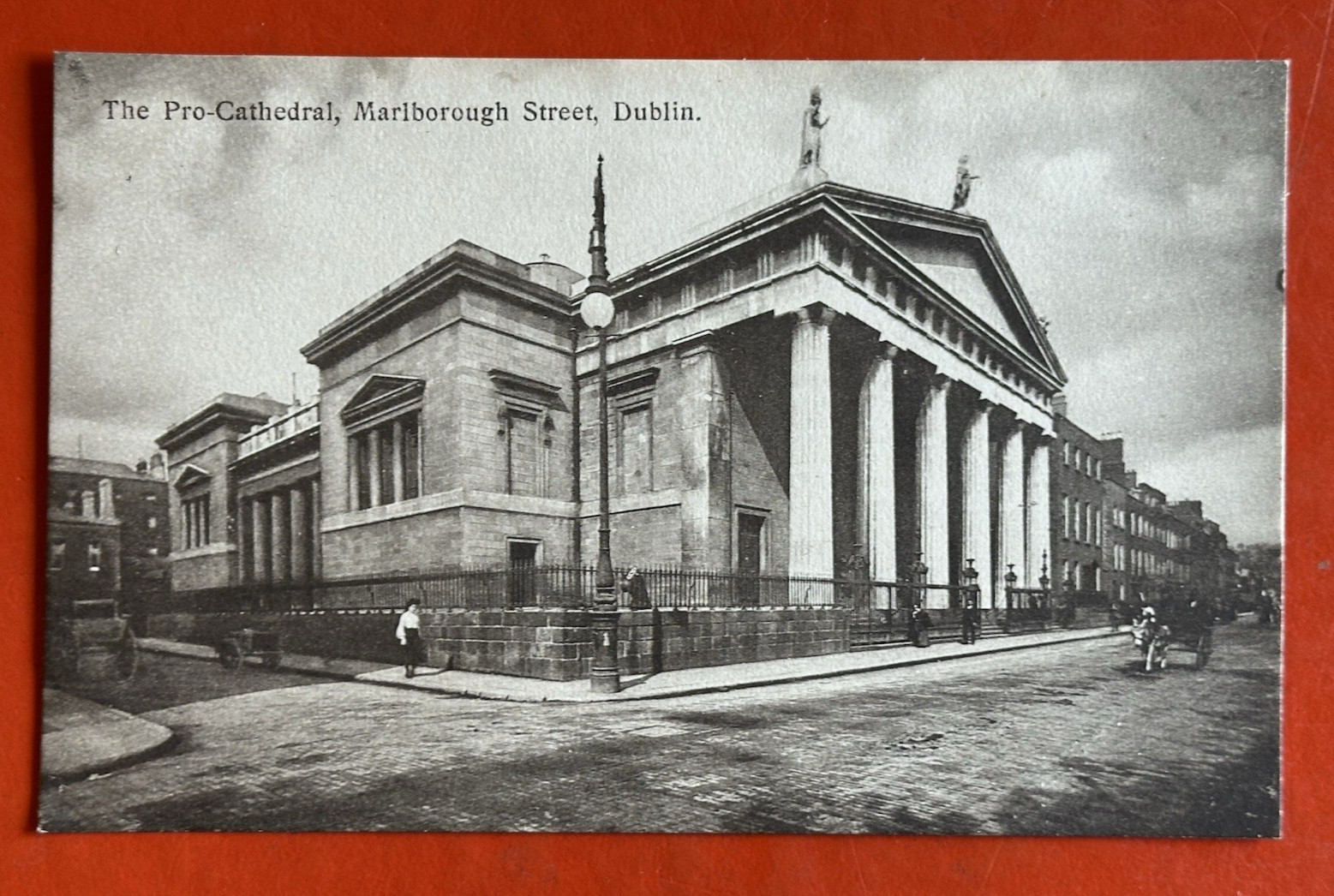 1909 DUBLIN IRELAND ~Antique Postcard~ST. MARY'S PRO-CATHEDRAL ~MARLBOROUGH ST