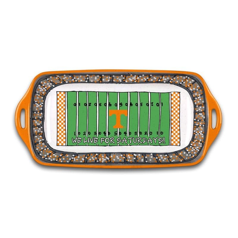 Magnolia Lane Tennessee Volunteers Stadium Serving Tray 9" Melamine Magnolia Lane Tennessee Volunteers Stadium Serving Tray 9" Melamine