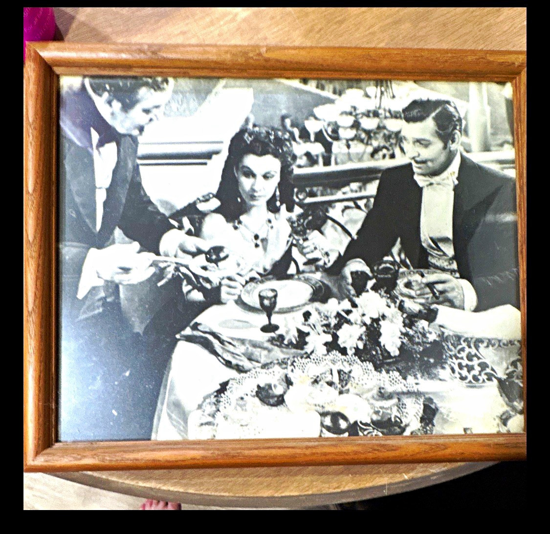 Vintage Framed "Gone With The Wind" 1939 Movie Still Print - Vintage Framed "Gone With The Wind" 1939 Movie Still Print -