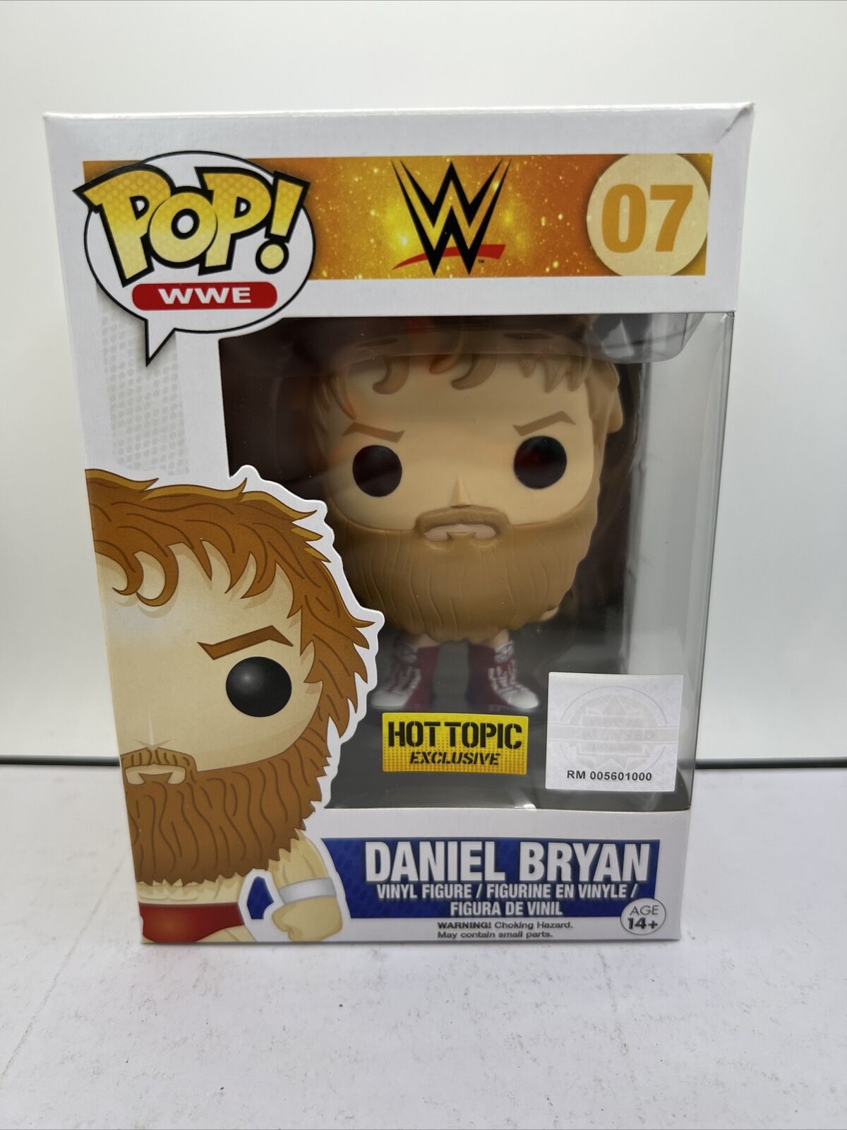 Funko Pop WWE Daniel Bryan #07 Hot Topic Exclusive w/ Protector