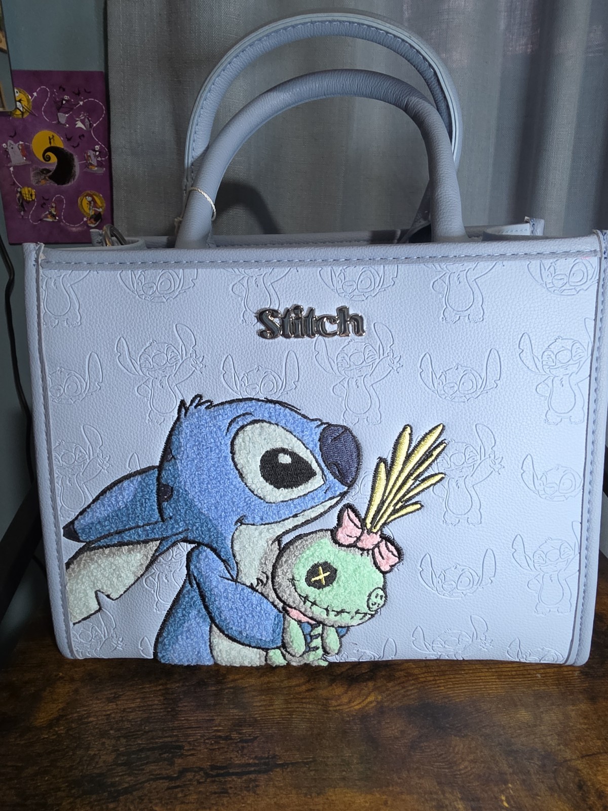 NWT Disney's Stitch Holding Skrump Crossbody