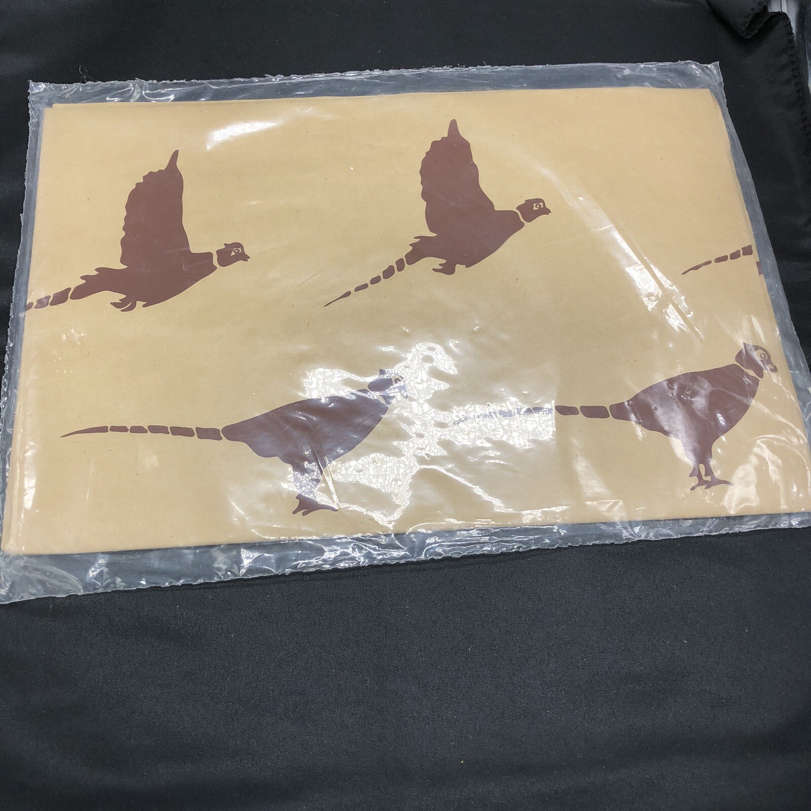 NOS VTG 1970s Marushka Pheasant Wrapping Paper Birds Michigan Hand Screened Bird NOS VTG 1970s Marushka Pheasant Wrapping Paper Birds Michigan Hand Screened Bird